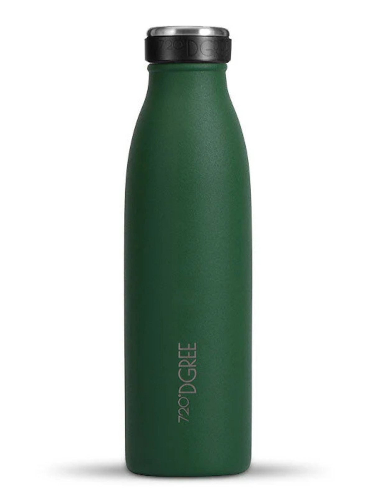 720°DGREE Trinkflasche Isolier Trinkflasche milkyBottle Edelstahl forest gr. powder rob. 0,5l