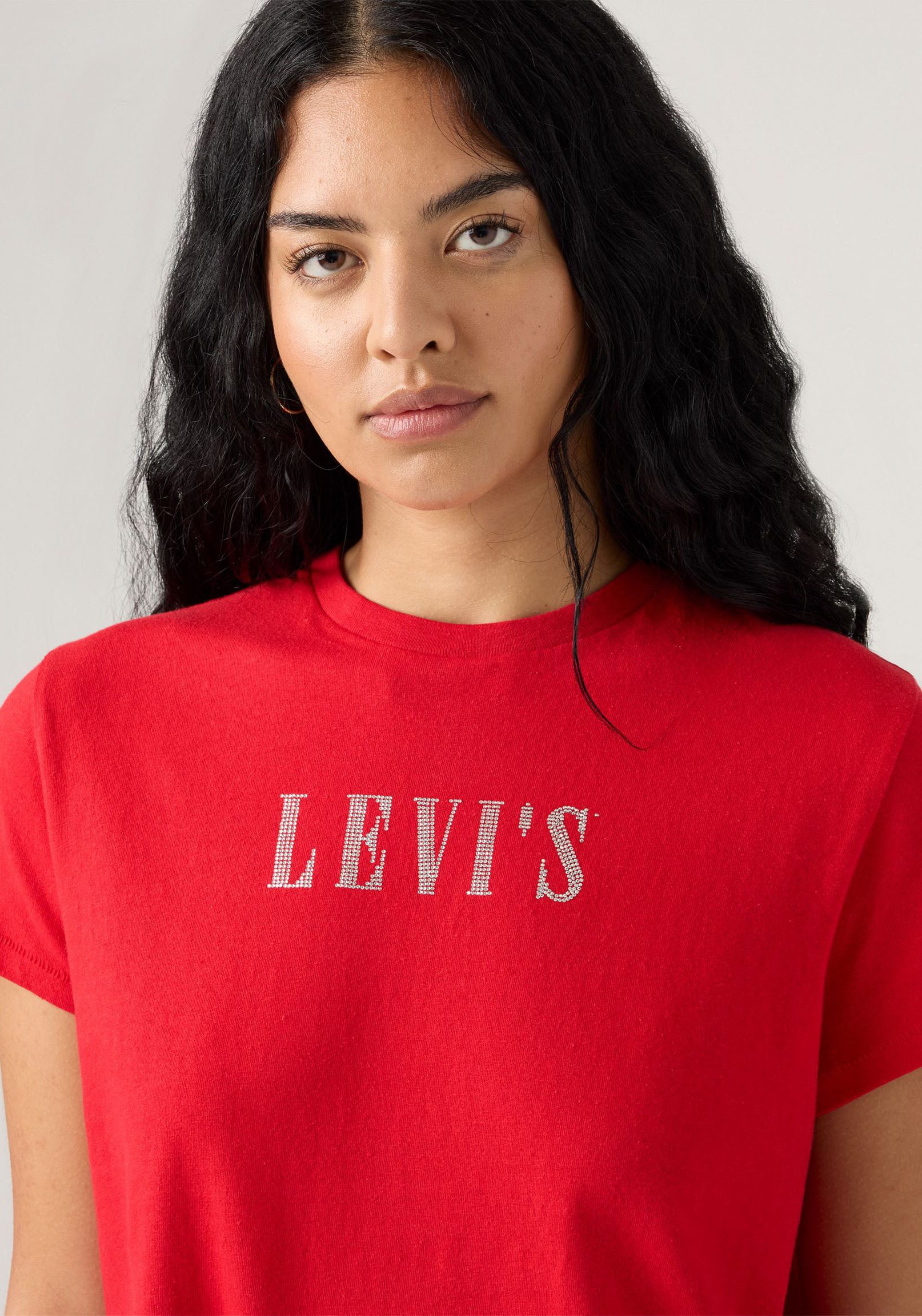 Levi's® T-Shirt GRAPHIC CLASSIC T Glitzerne Applikation – Bild 4 von 4