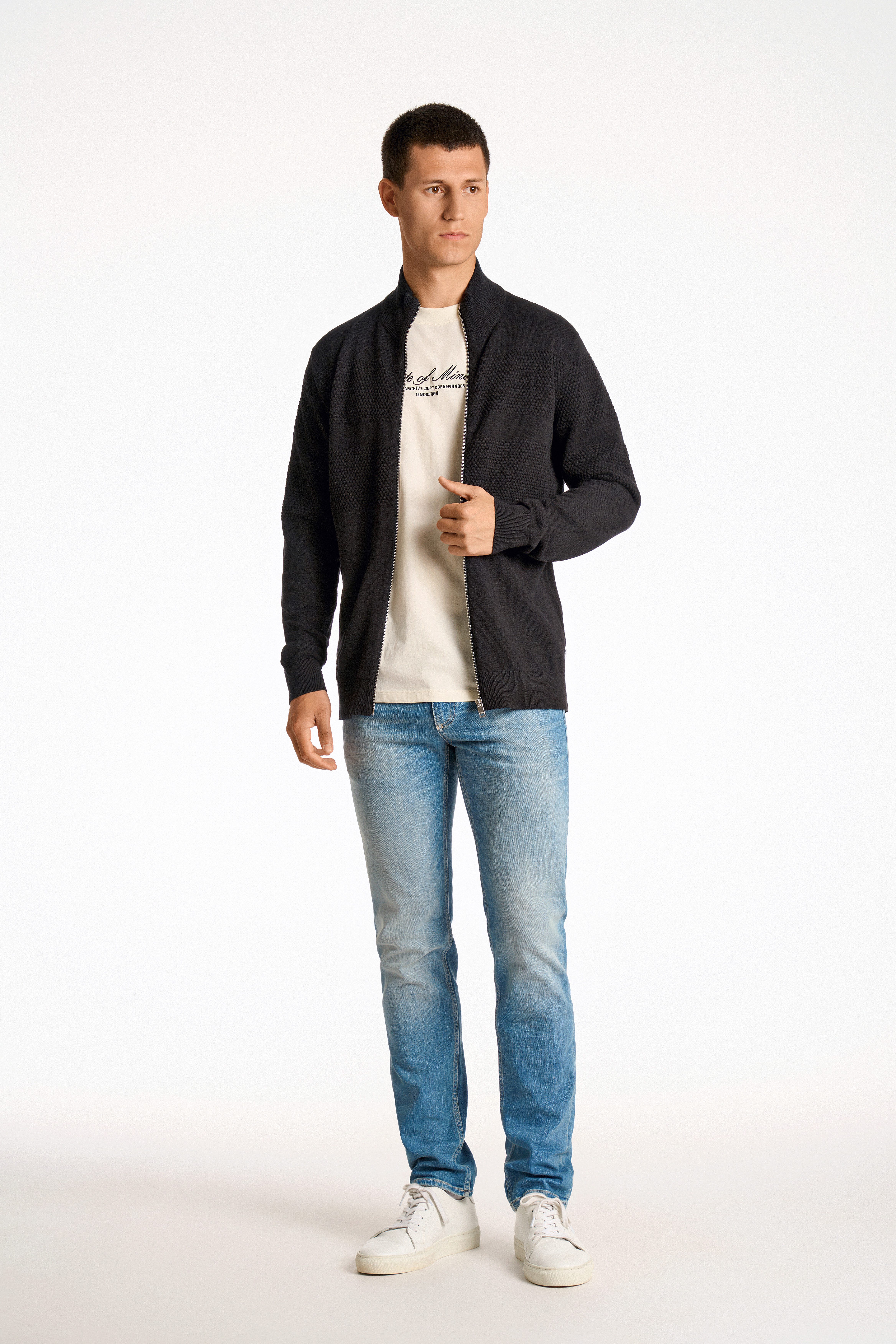 LINDBERGH Strickjacke mit Stehkragen und Reißverschluss – Bild 4 von 5