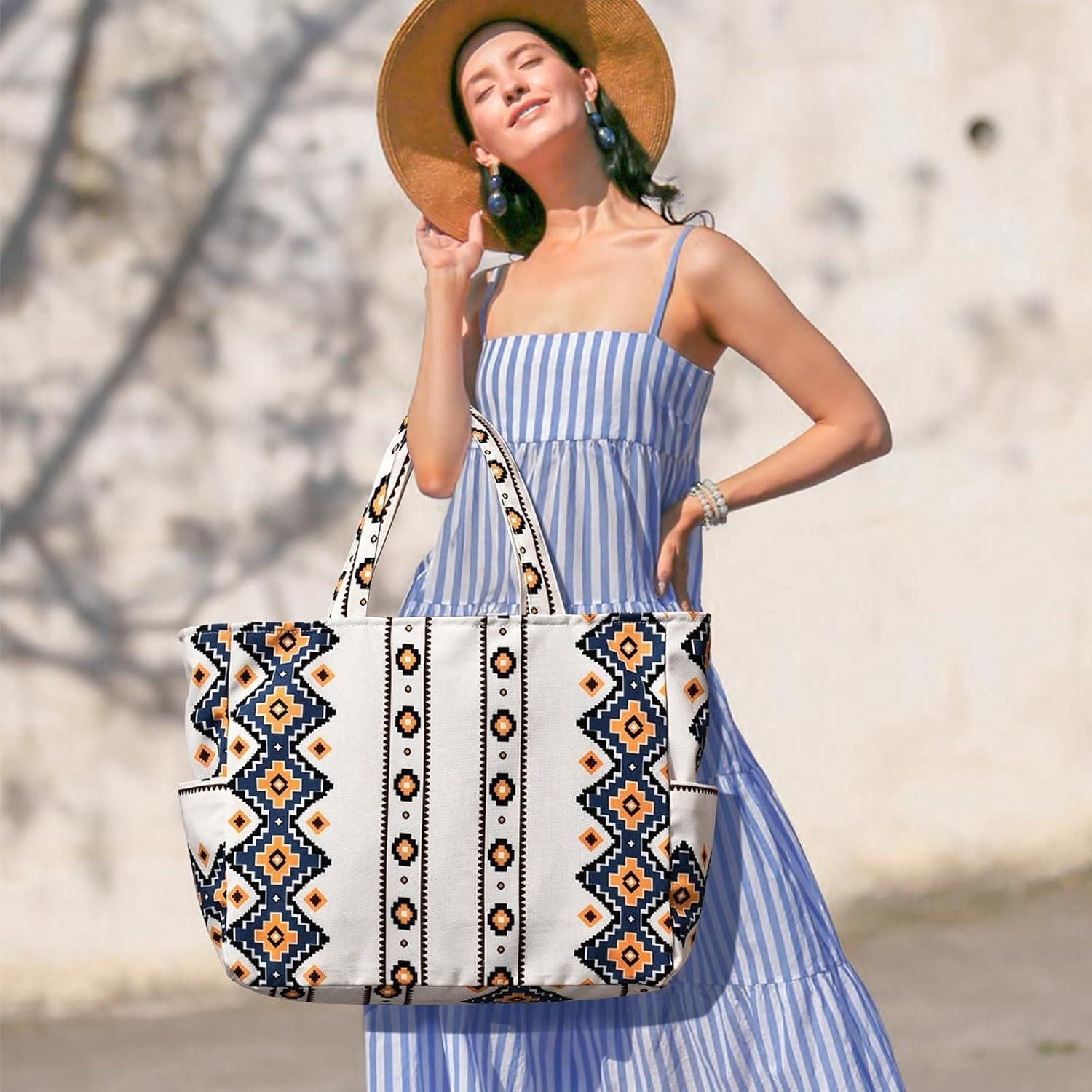 LuxusKollektion XL-Strandtasche Große Strandtasche Damen XXL wasserdicht Re günstig online kaufen