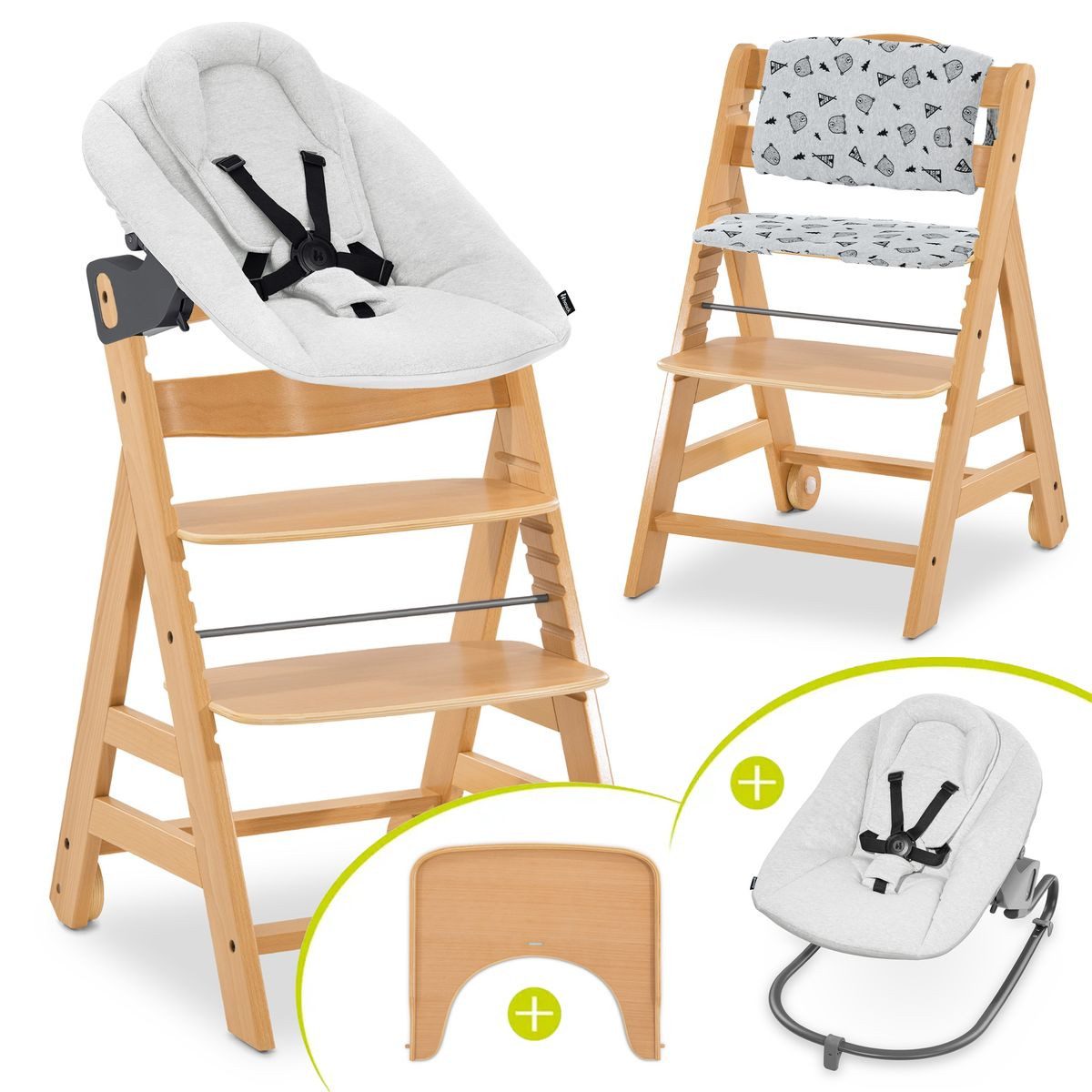 Hochstuhl Alpha Move Natur - Newborn Set