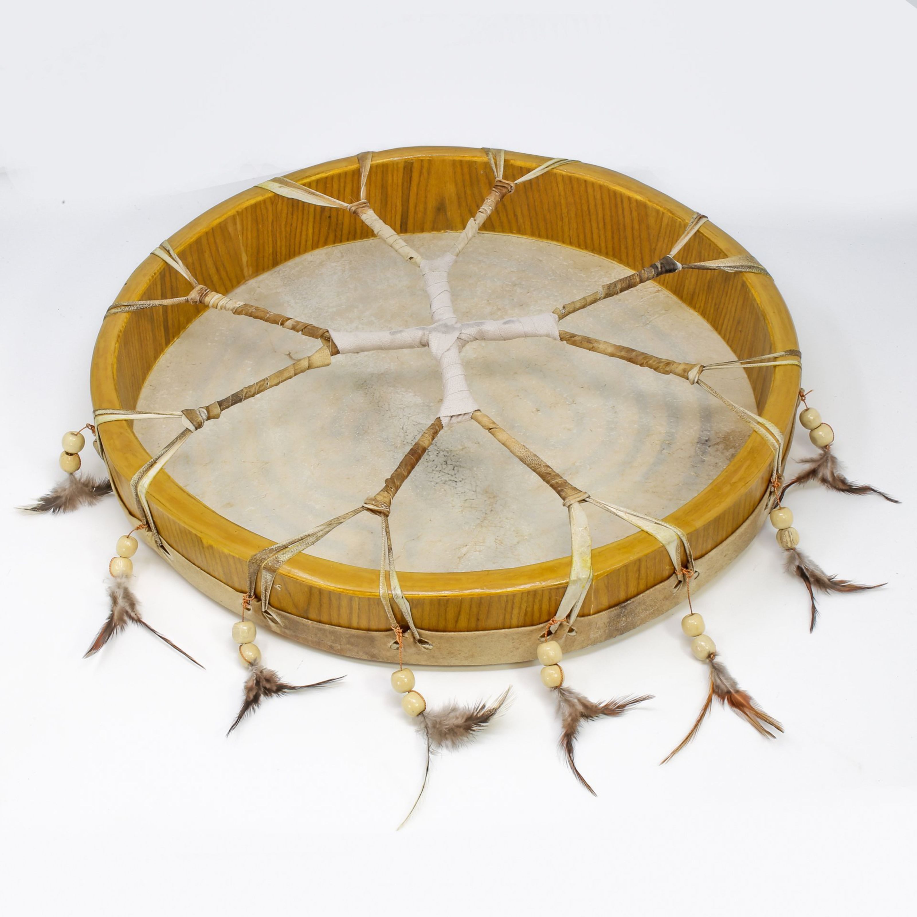 Terré Handtrommel,Schamanentrommel 40 cm mit Aufdruck, Percussion, Handtrommeln, Schamanentrommel 40 cm mit Aufdruck - Handtrommel