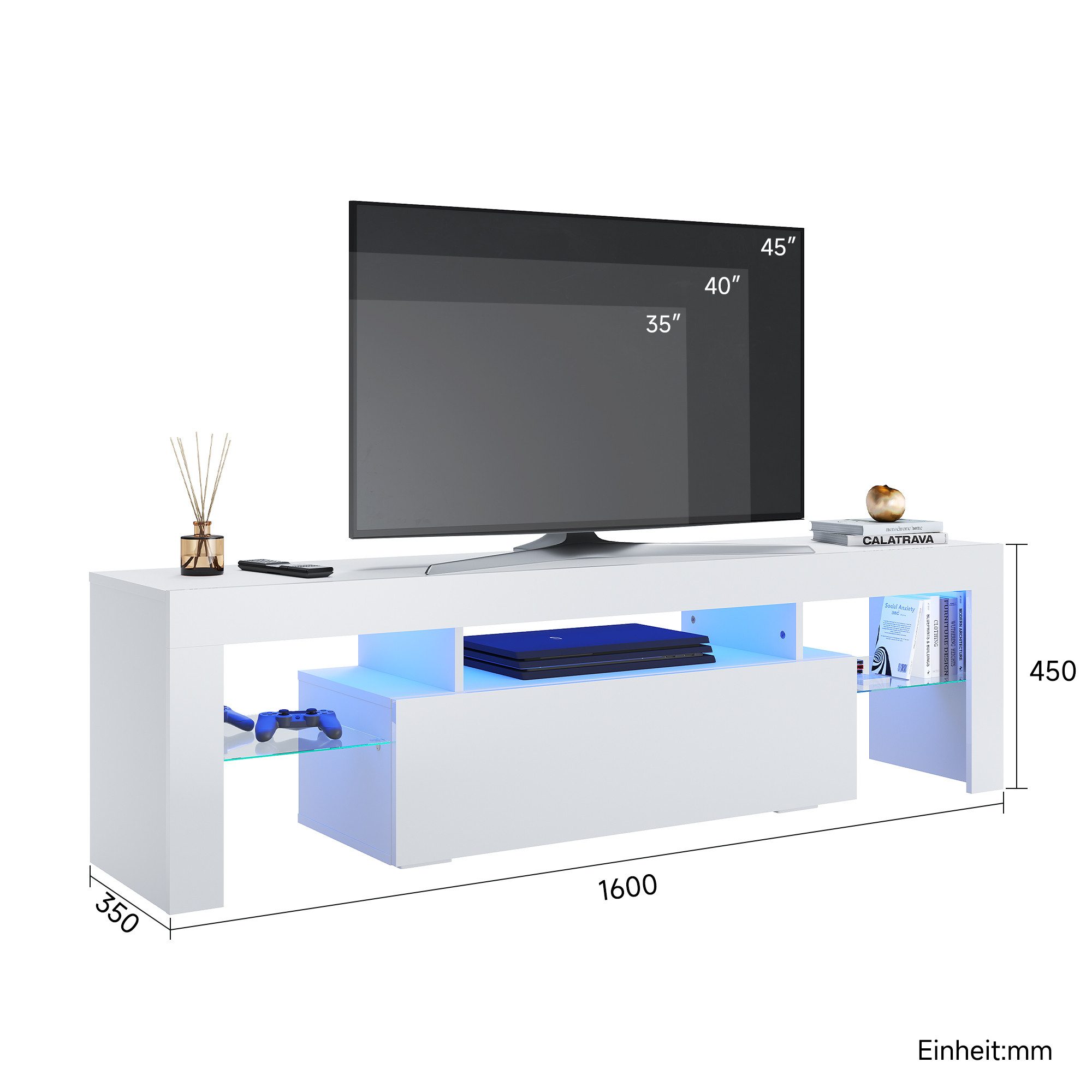SONNI Lowboard Lowboard 180 cm TV-Schrank günstig online kaufen