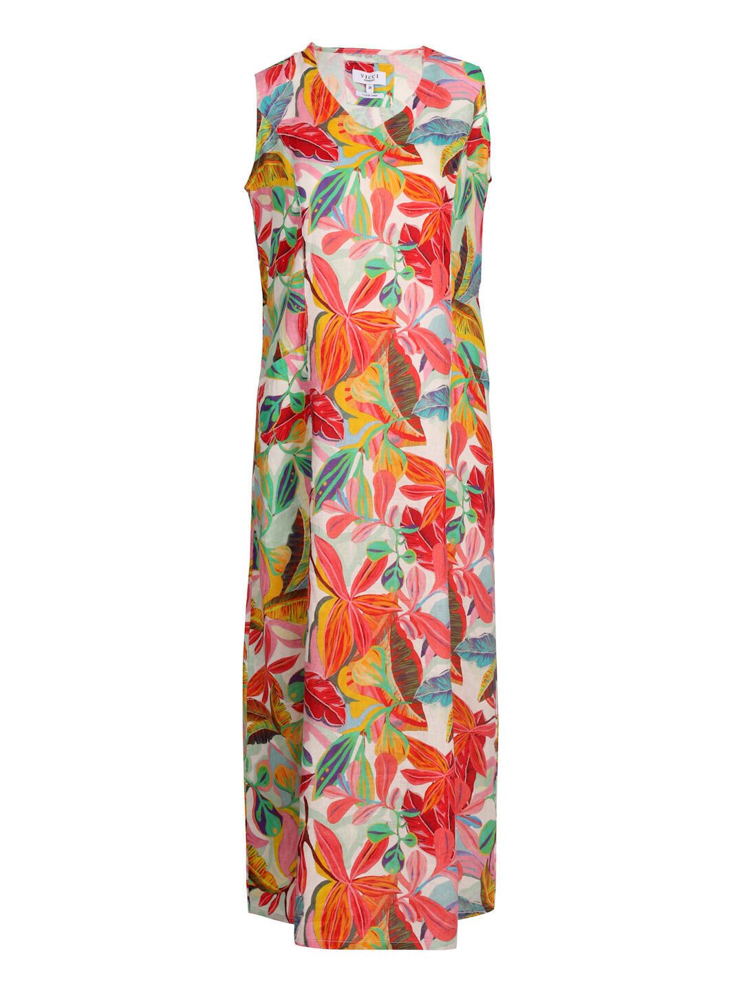 VICCI Germany A-Linien-Kleid (1-tlg) mit V-Ausschnitt günstig online kaufen