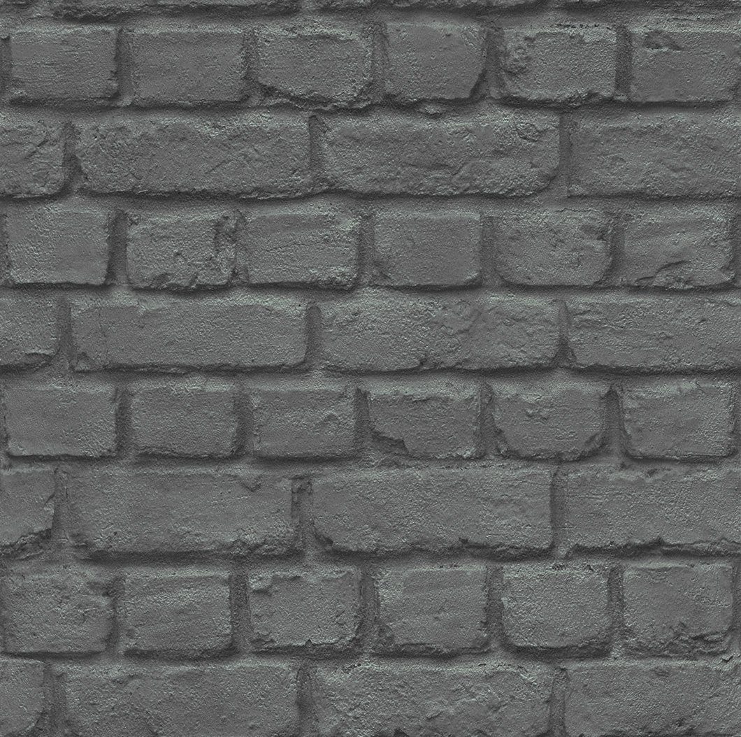 Rasch Papiertapete Rasch Selection Papier, Industrial, grau schwarz 226744