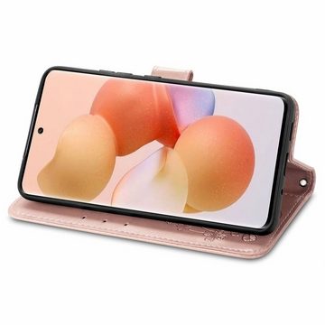 König Design Handyhülle Xiaomi 12 Lite, Schutzhülle Schutztasche Case Cover Etuis Wallet Klapptasche Bookstyle