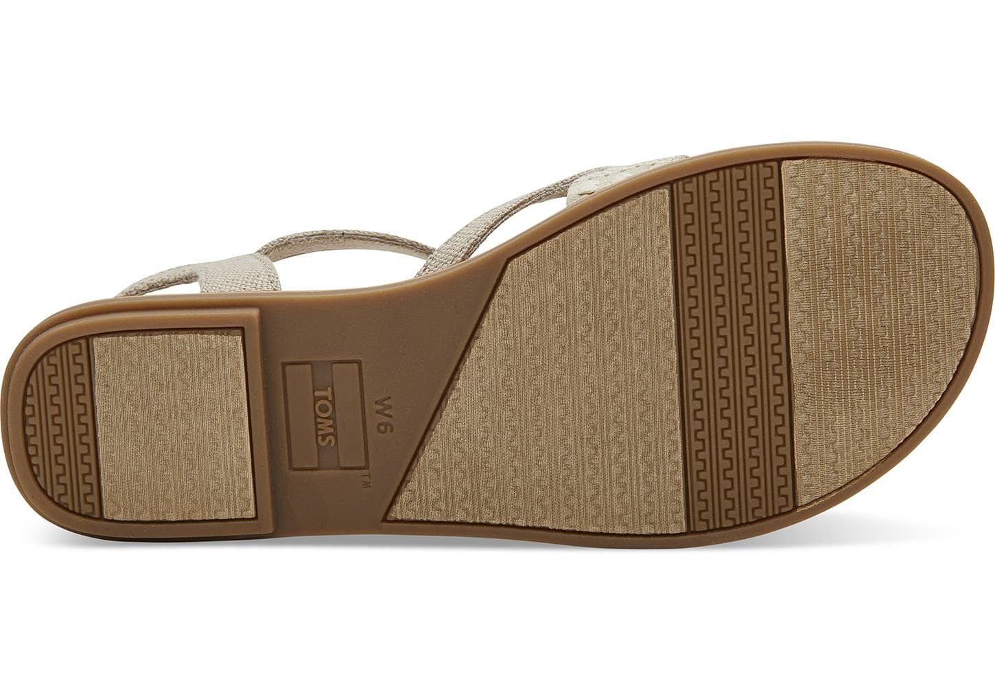 TOMS Oxford Tan Heritage Canvas Lexie Sandalen für Damen Sandale