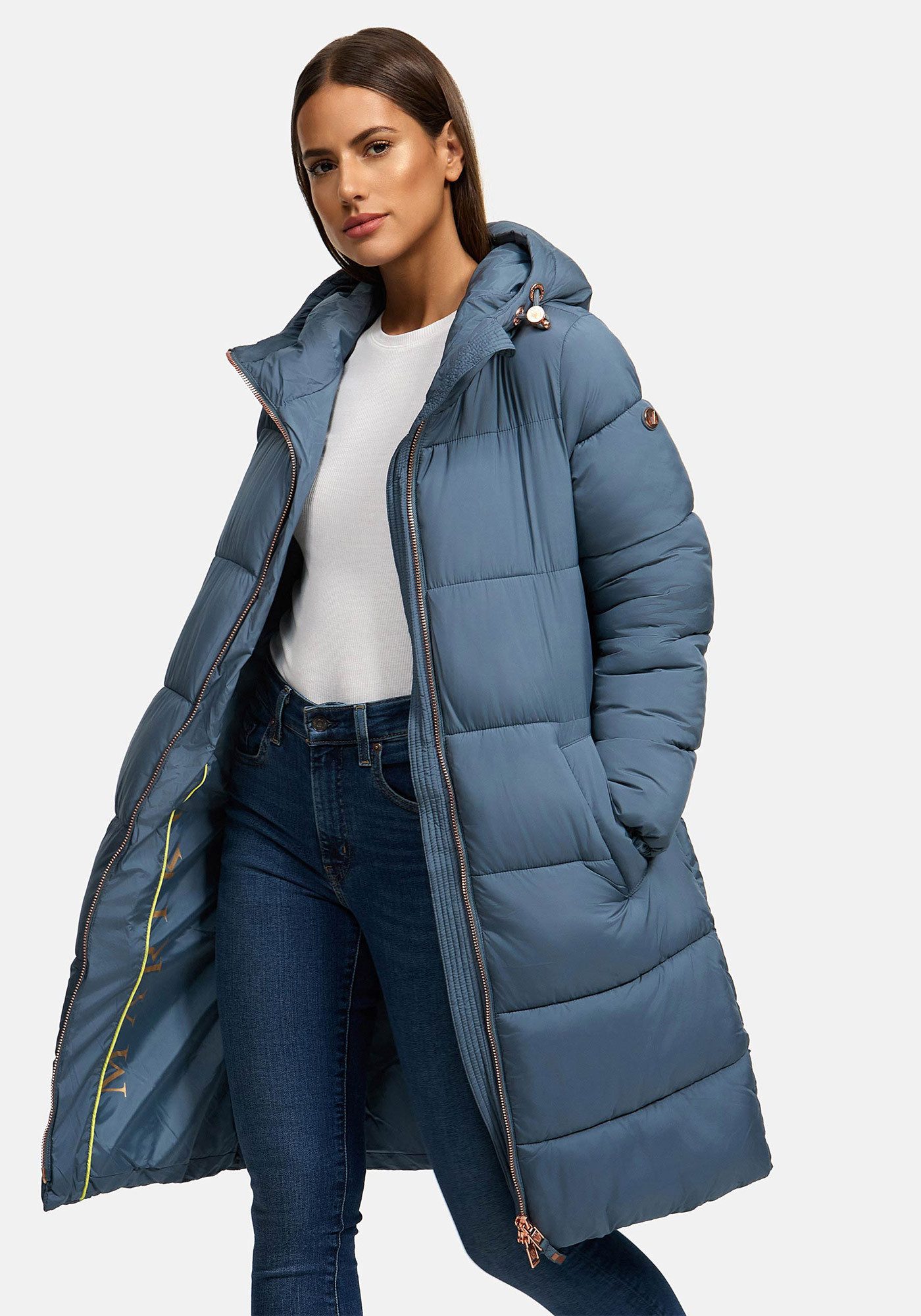 Marikoo Winterjacke Nomadiaa Lange Damen Winterjacke – Bild 4 von 5