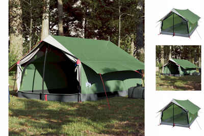 vidaXL Vorzelt Campingzelt 2 Personen Grün 193x122x96 cm 185T Taft