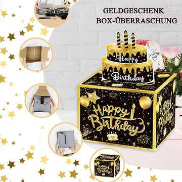 Coonoor Spielbogen Premium Überraschungsbox Lustige Geldgeschenke Geburtstag, DIY Überraschungsbox Passend für Geburtstag, Muttertag, Abschlussfeier