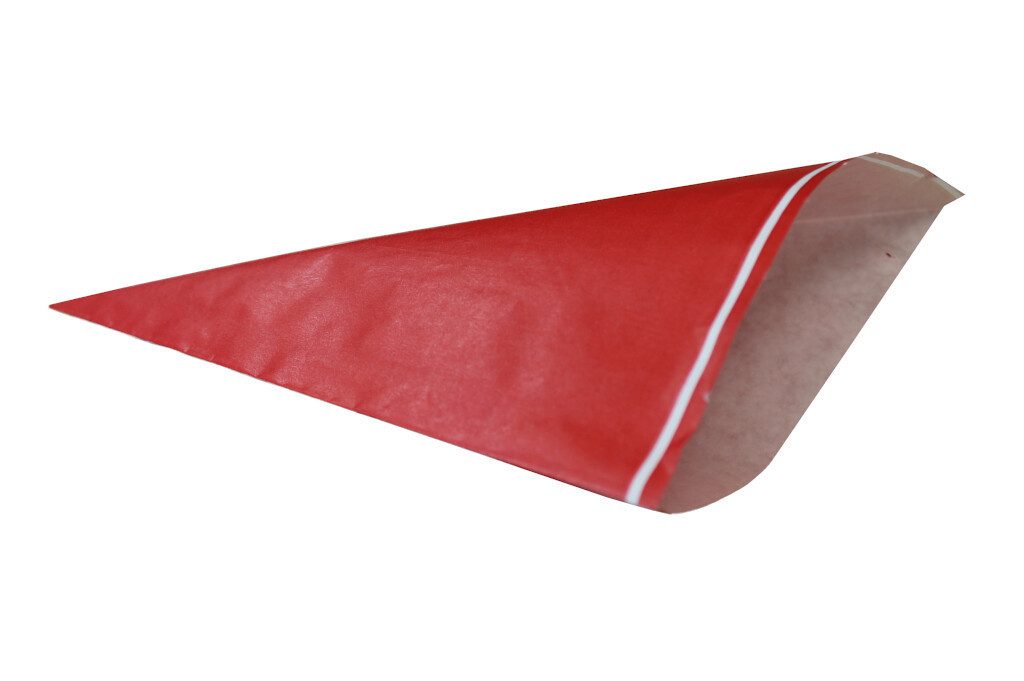 Papierspitztüten Spitztüten ROT, 19 cm, 125 g, 500 Stück