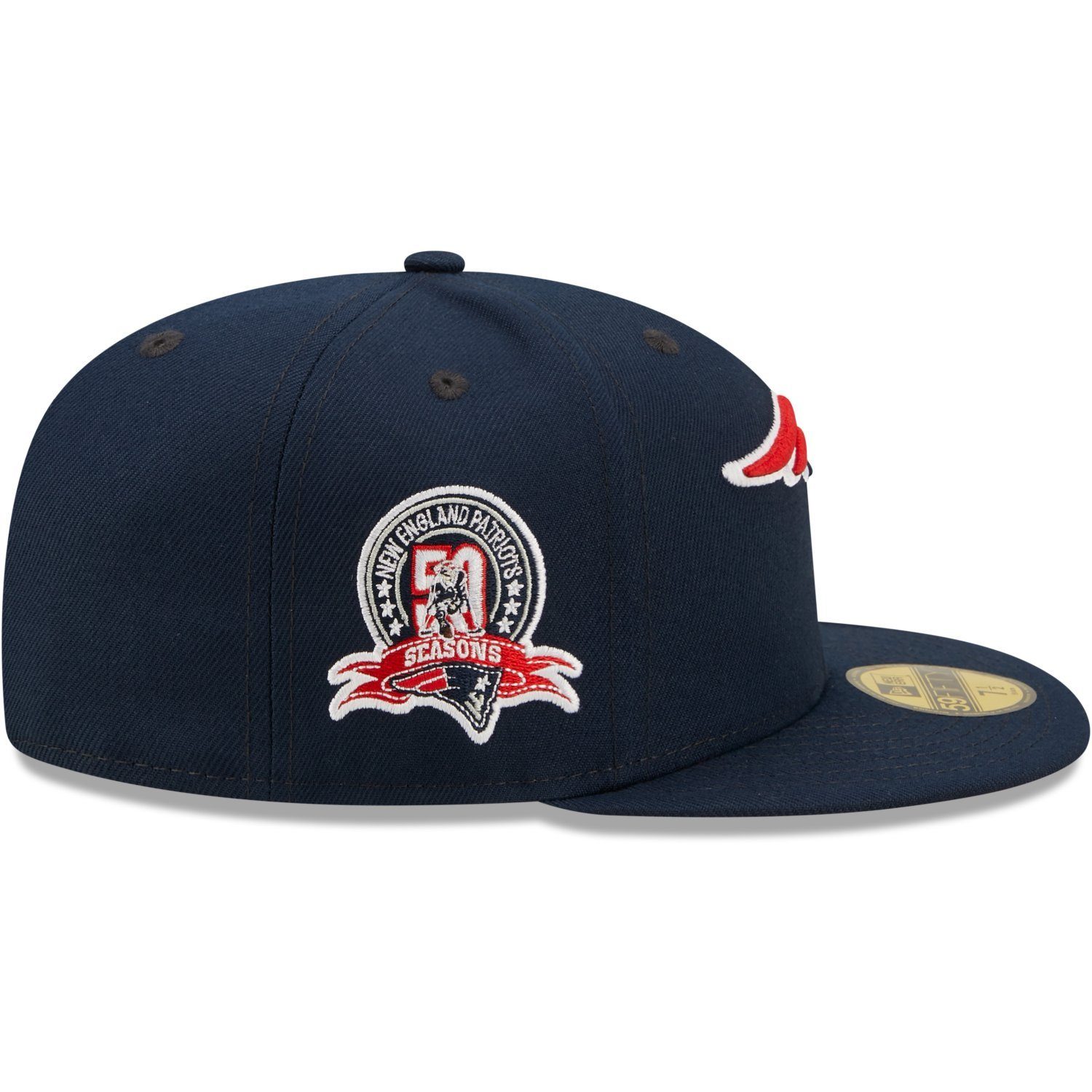 New Era Fitted Cap 59Fifty Patriots New 50 Years England