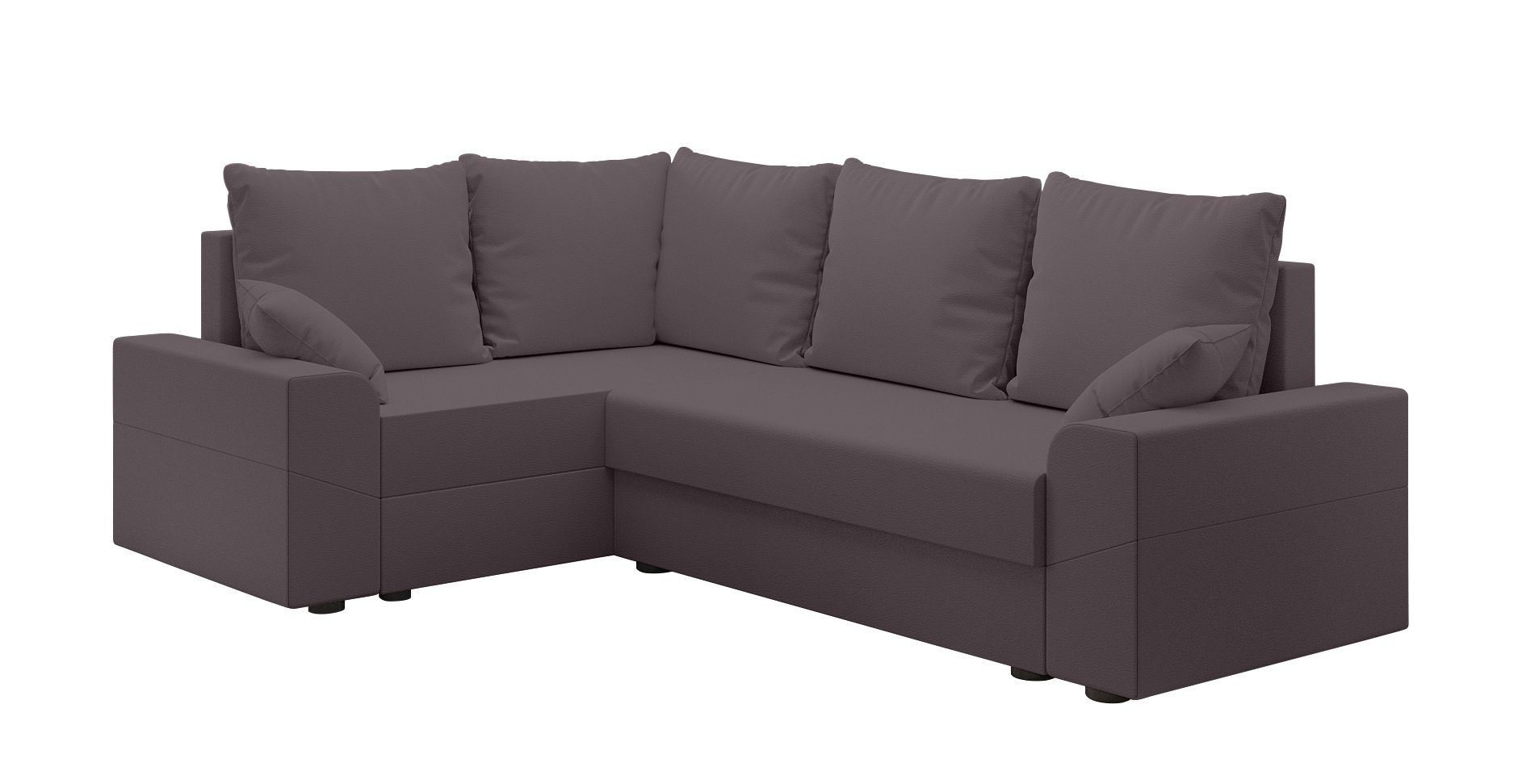 Design mit Bettkasten, Bettfunktion, Sitzkomfort, Montero, Ecksofa Eckcouch, mit Sofa, Modern Stylefy L-Form,