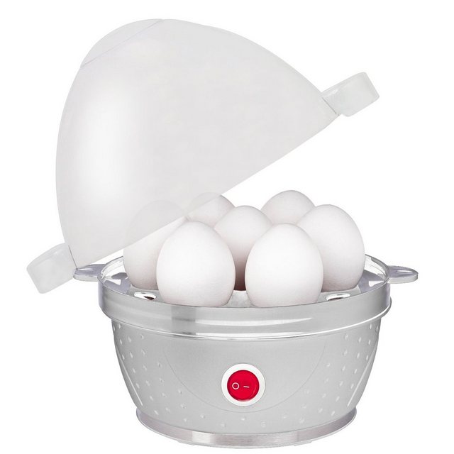 SLABO Eierkocher Elektrischer Eierkocher 1 Ei – 7 Eier, Eierstecher, BPA Frei – WEIẞ, Anzahl Eier: 7 St.