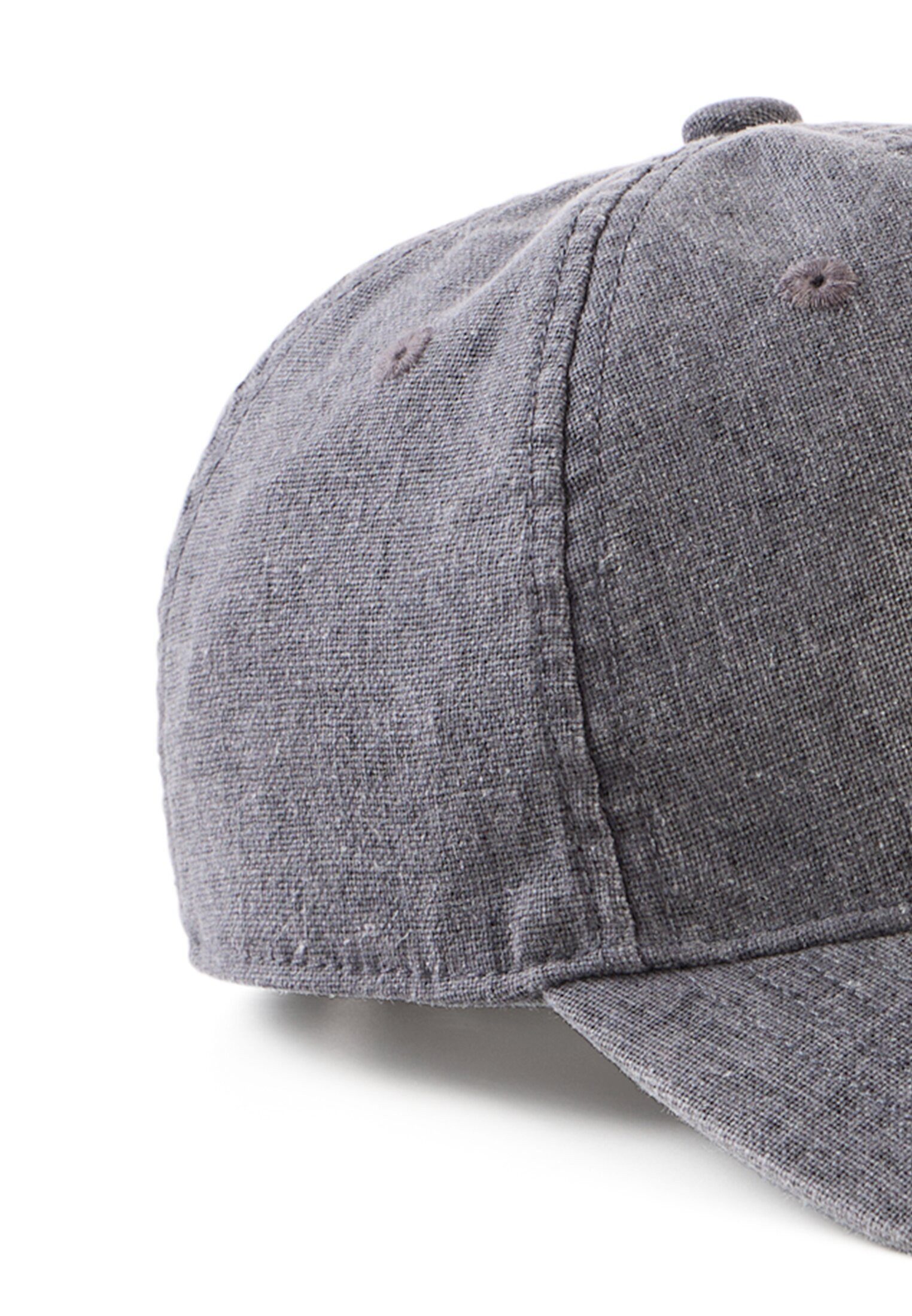 camel active Baseball Cap aus Baumwoll-Leinen-Mix