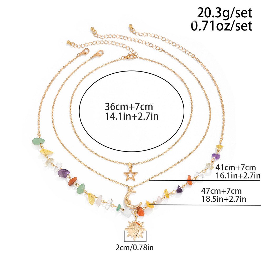 Coonoor Perlenkette Mehrreihige Halsketten für Damen,Boho günstig online kaufen