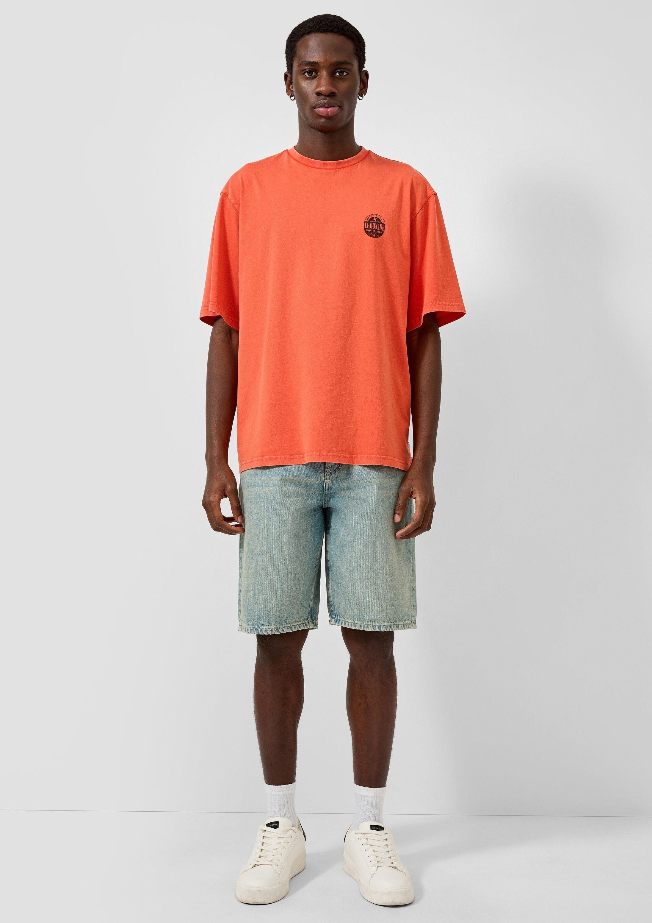 QS Jeansshorts Jeans-Bermuda Jeans-Shorts / Loose Fit / Mid Rise
