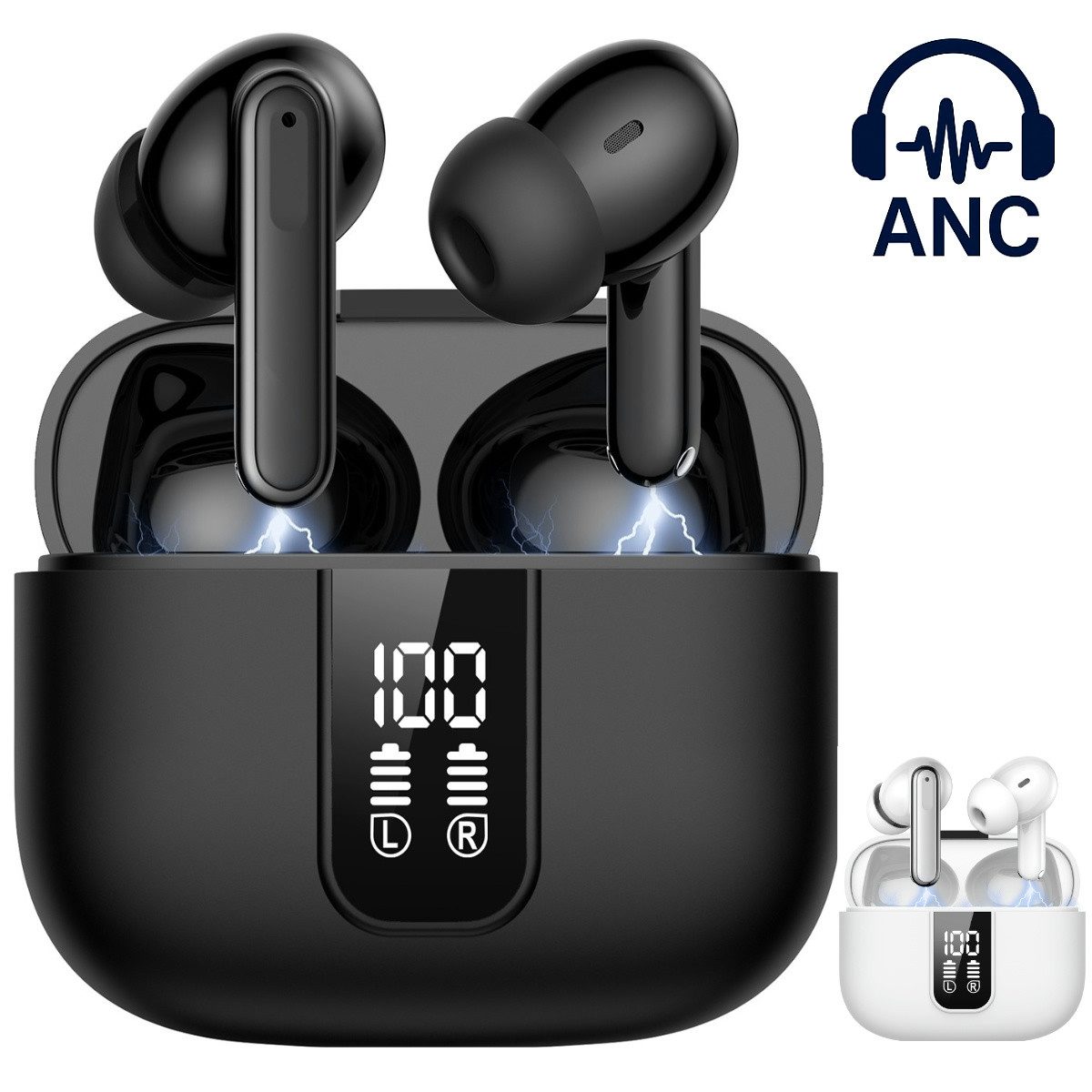 2025 TWS Stereo Earbuds Ohrhörer Sport Kopfhörer Bluetooth-Kopfhörer