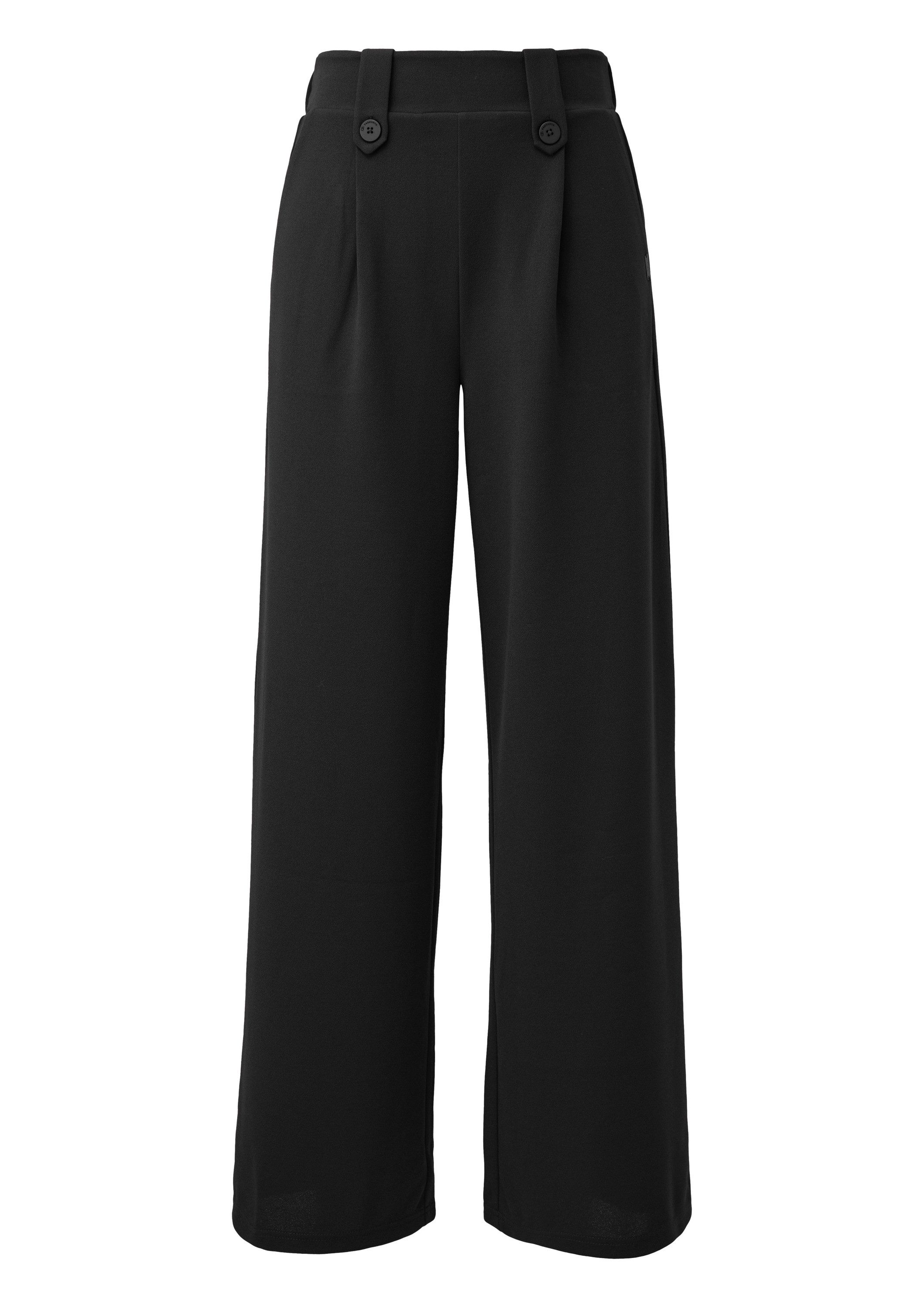 QS Chinos Hose Wide-Leg Hose aus günstig online kaufen