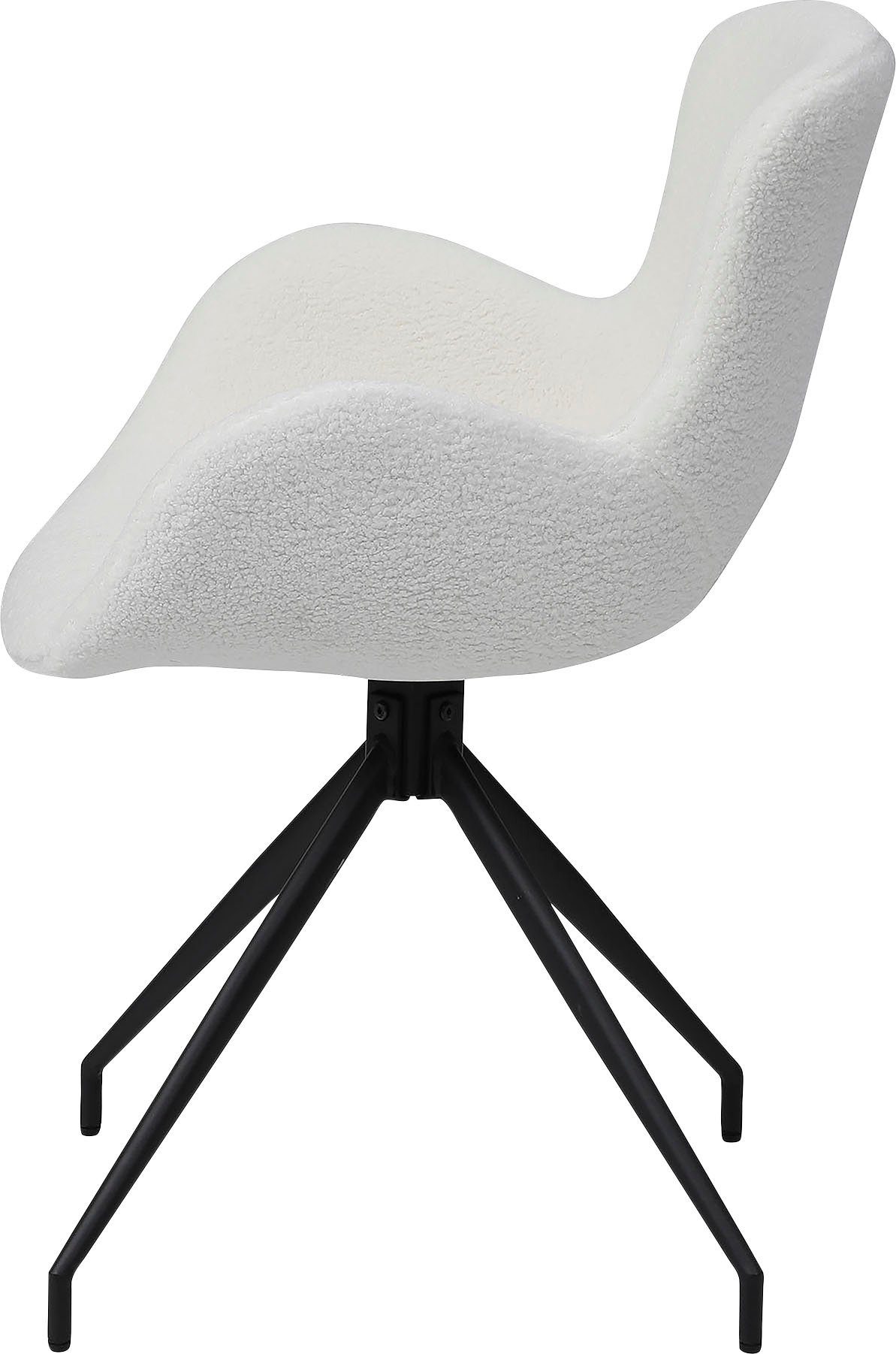 unter Weiß Weiß/Schwarz Esszimmerstuhl, mit Rücken Drehplatte der 180° Sitzfläche, SalesFever | Cut-Out