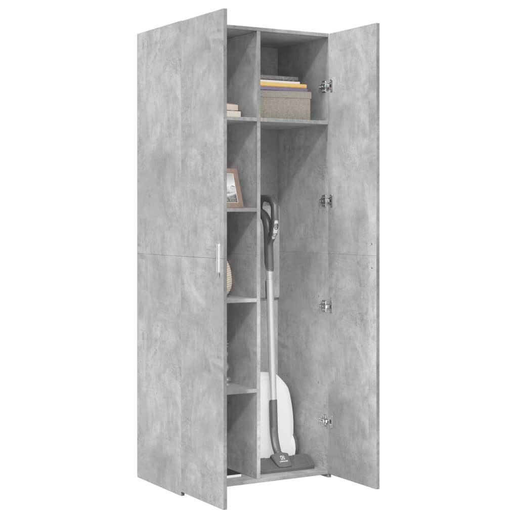 vidaXL Highboard Highboard Betongrau 70x42,5x185 cm günstig online kaufen