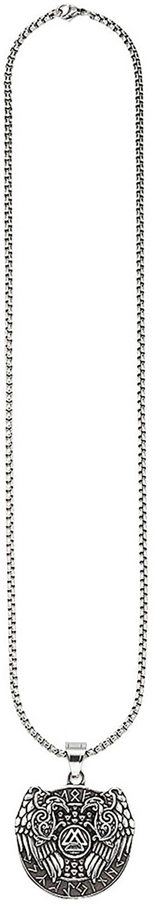 Bruno Banani Kette mit Anhänger Schmuck Geschenk Edelstahlkette mit Anhänger rund
