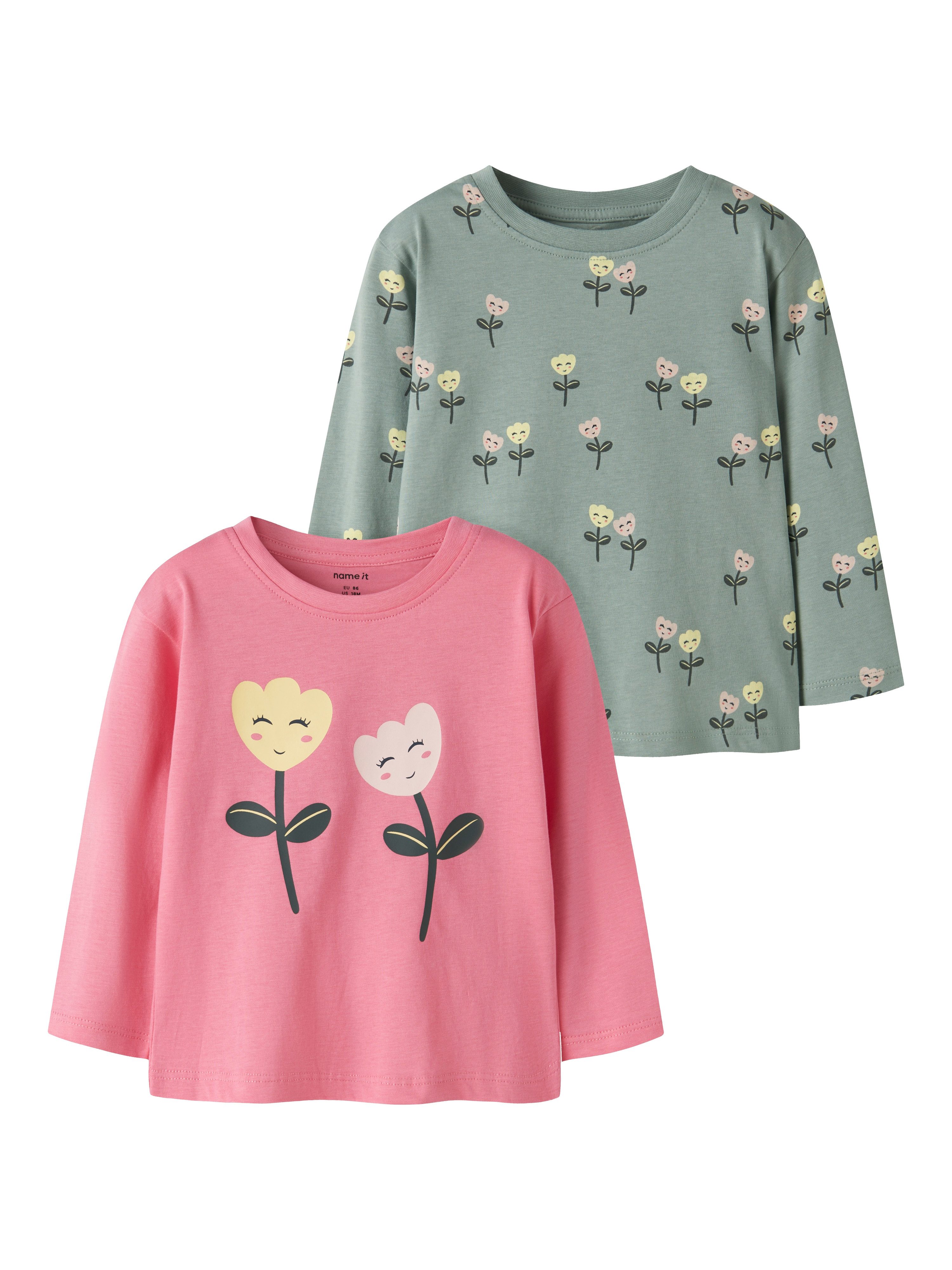 Langarmshirt NMFVELDA 2P LS NREG TOP