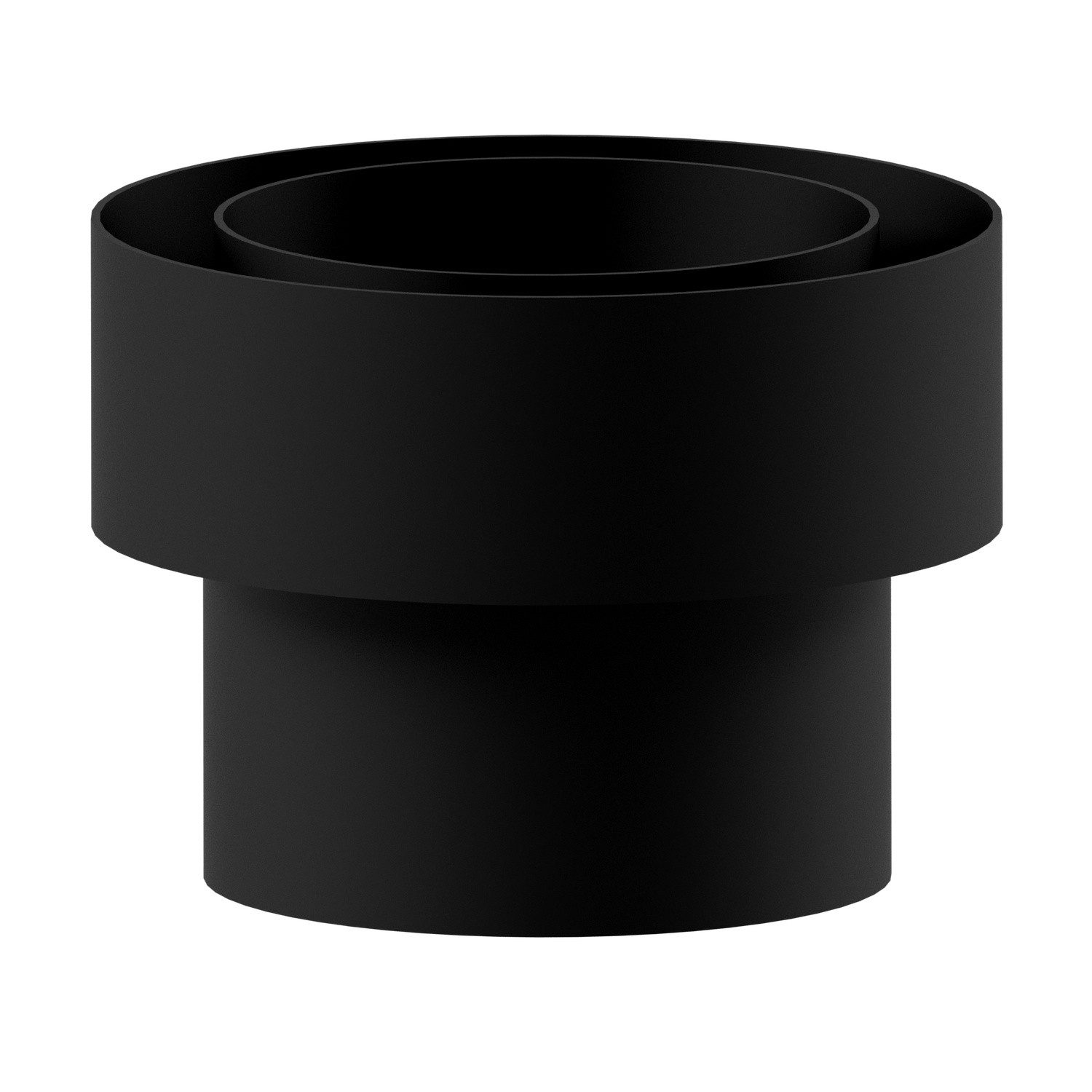 Raik Ofenrohr Raik Schornsteinanschlussstück Lifestyle DUO 150 schwarz, Anschlusskomponenten