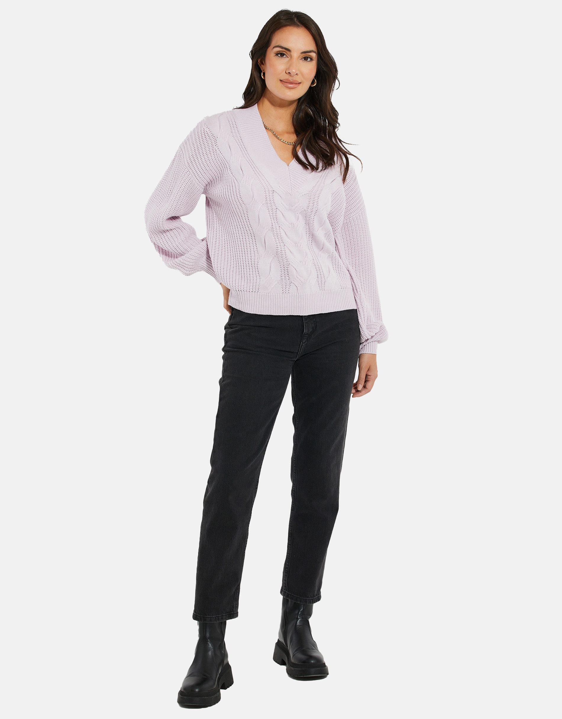 Threadbare Rundhalspullover in tollem Strick-Design günstig online kaufen