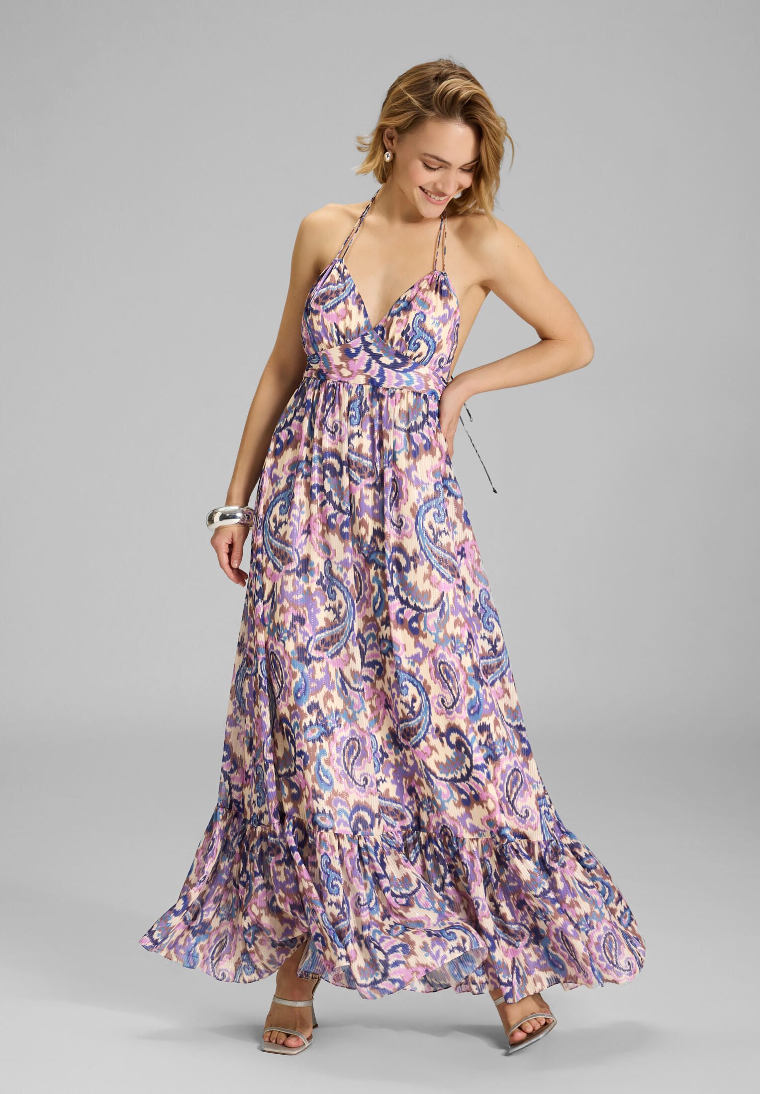 SWING Abendkleid Taillierter Schnitt mit augestelltem Rockteil