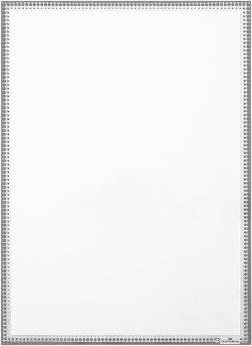 Fächermappe Infotasche A3 statisch haftend 323x446mm anthrazit/grau VE=5 Stück