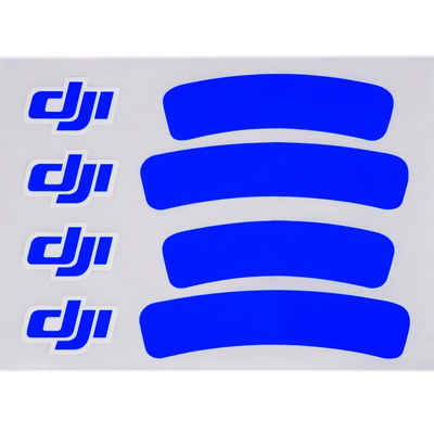 DJI Original DJI Sticker Phantom 3 & 2 Blau Aufkleber Logo blue Zubehör Drohne (DJI, Original DJI Sticker, Original DJI Produkt)