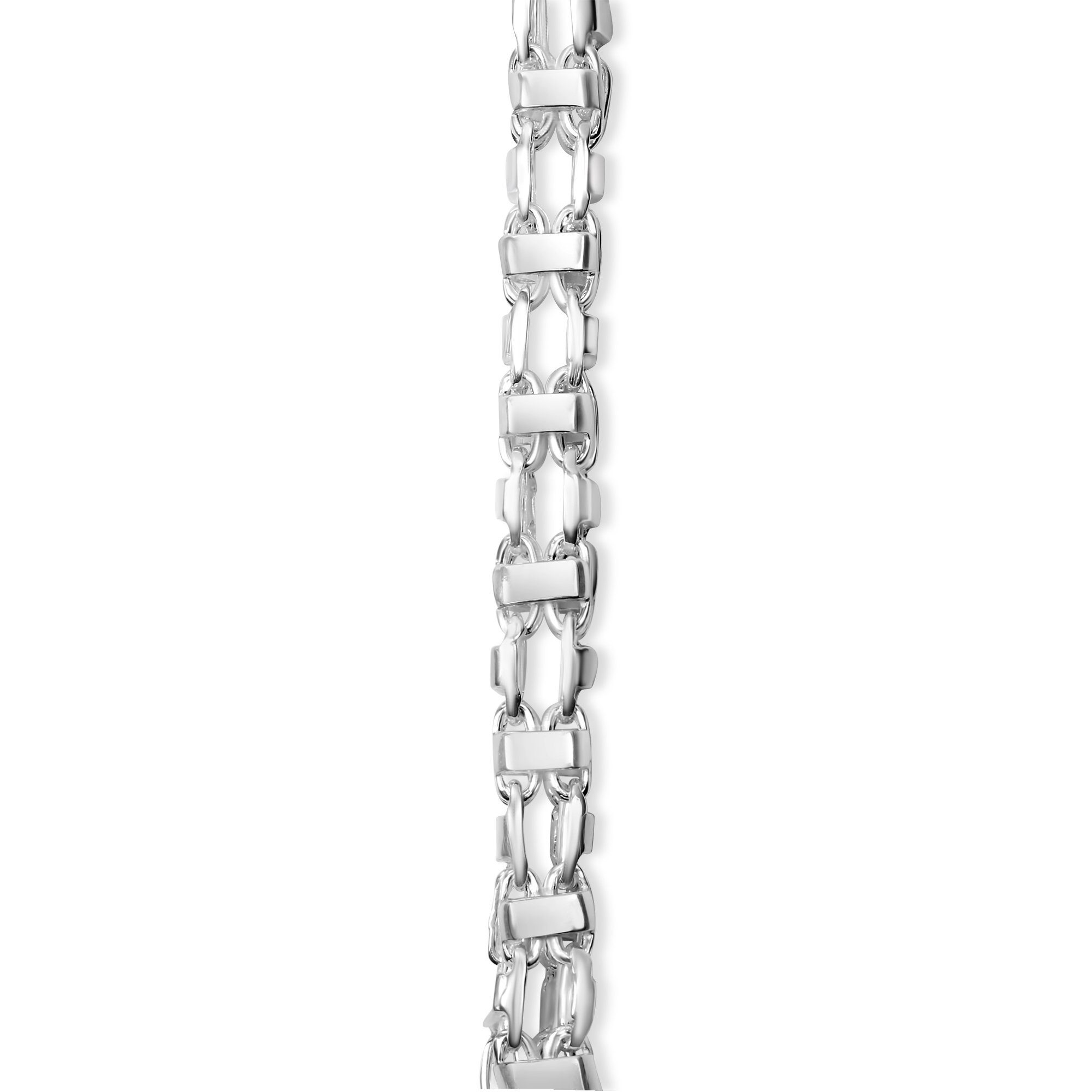 Vivance Collierkettchen 55 cm Käfigkette Silber 925/- Sterling weiß