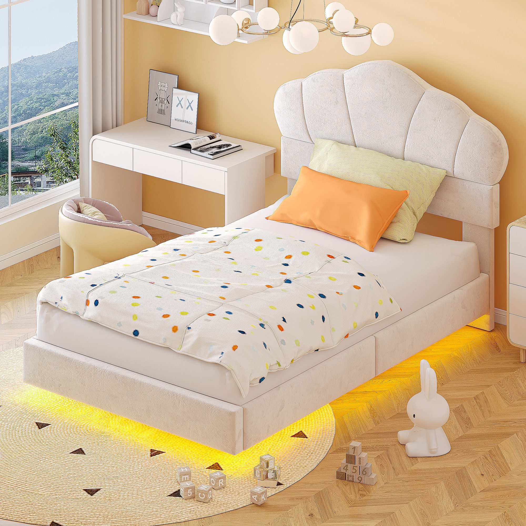 HAUSS SPOLE Polsterbett 90x200 cm mit günstig online kaufen