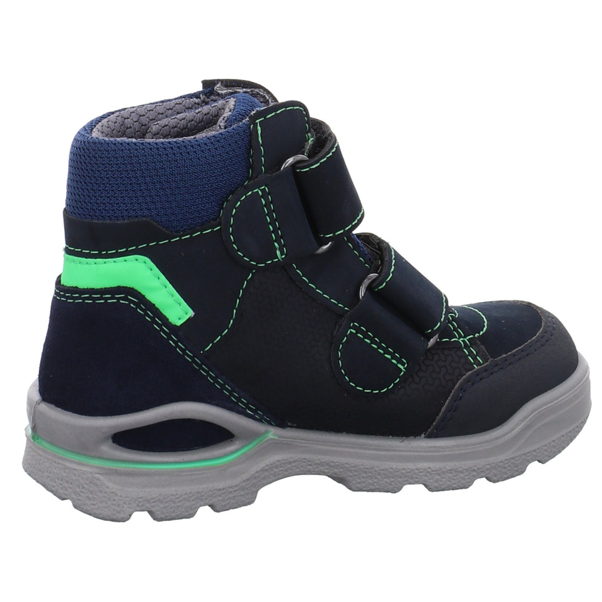 Kombi Ricosta blau uni sonst Leder-/Textilkombination Finn Boots Leder-/Textilkombination Winterboots