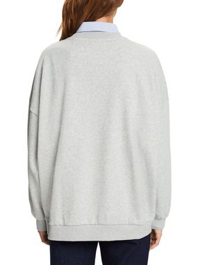 Esprit Sweatshirt Logo-Sweatshirt aus Fleece (1-tlg)