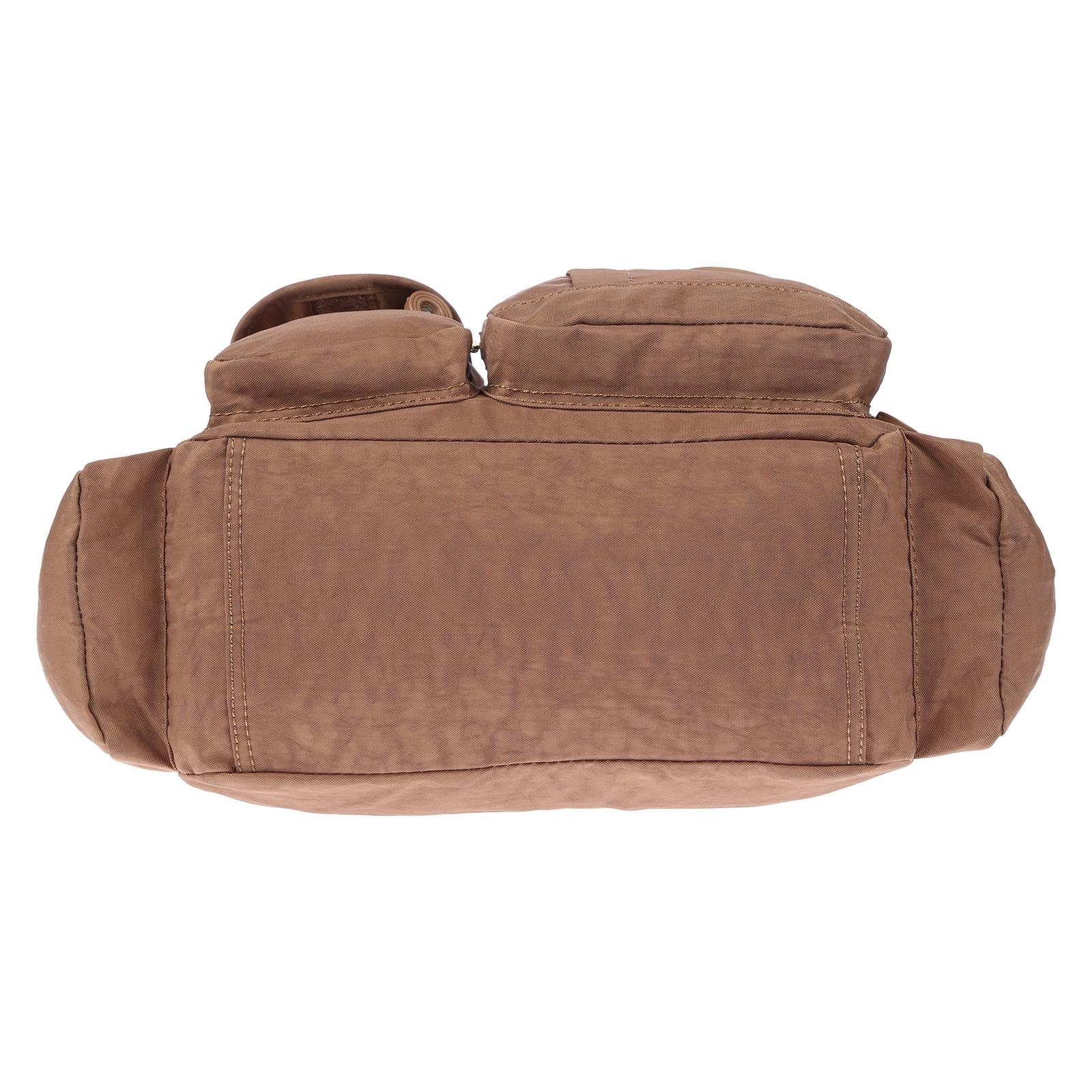 Christian Wippermann Umhängetasche Damen Handtasche Crinkle Nylon Umhängetasche Schultertasche Tasche (1 tlg) – Bild 5 von 5
