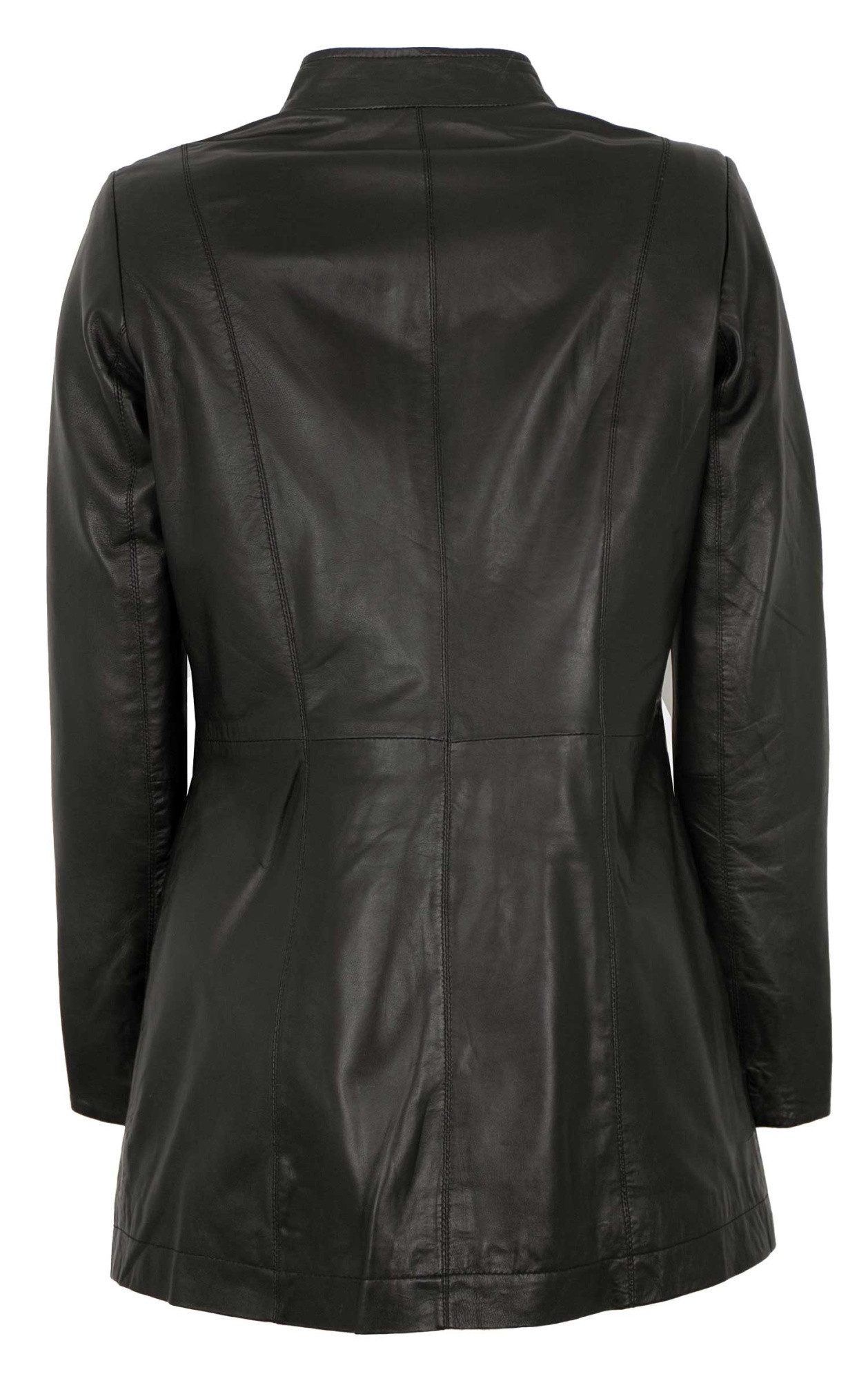 Maddox Lederjacke Moonlight MADDOX - Damen Ledermantel Longjacke Lammnappa schwarz