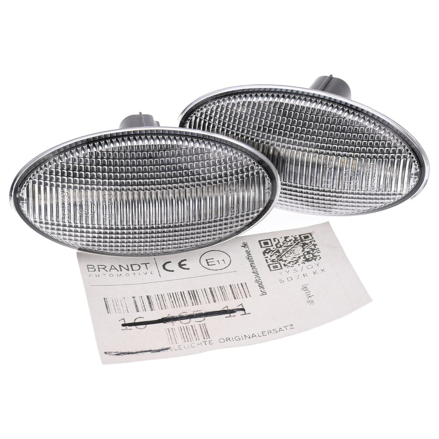 BRANDT AUTOMOTIVE KFZ-Ersatzleuchte Auto Seitenblinker Set LED Blinker Weiss, für Mazda 2 I DY (04.2003-10.2007); 2 II DE/DH (11.2007-12.2014); ...