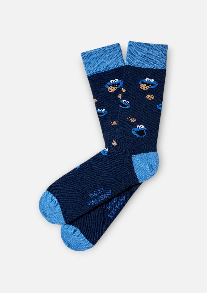 BeSocks Socken Bio-Baumwollsocken - Krümelmonster