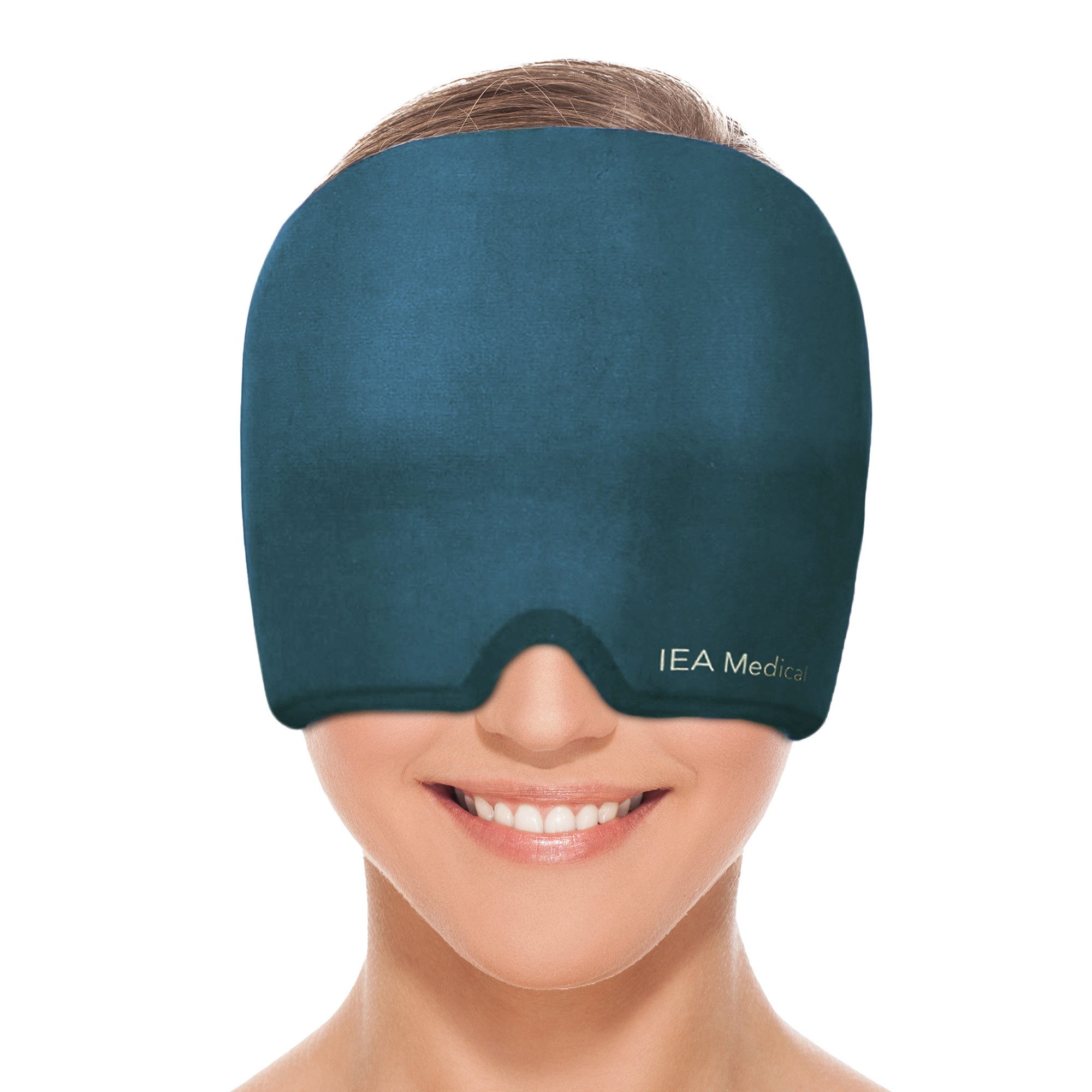 IEA Medical Schlafmaske IEA Medical Migränemaske - blau, Kopfschmerzen Mask, Migraine Relief Cap, Headache Relief Cap