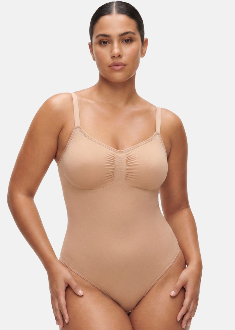 Miederbody Figurformender Body mit String Shapewear Bodysuit Sleeveless