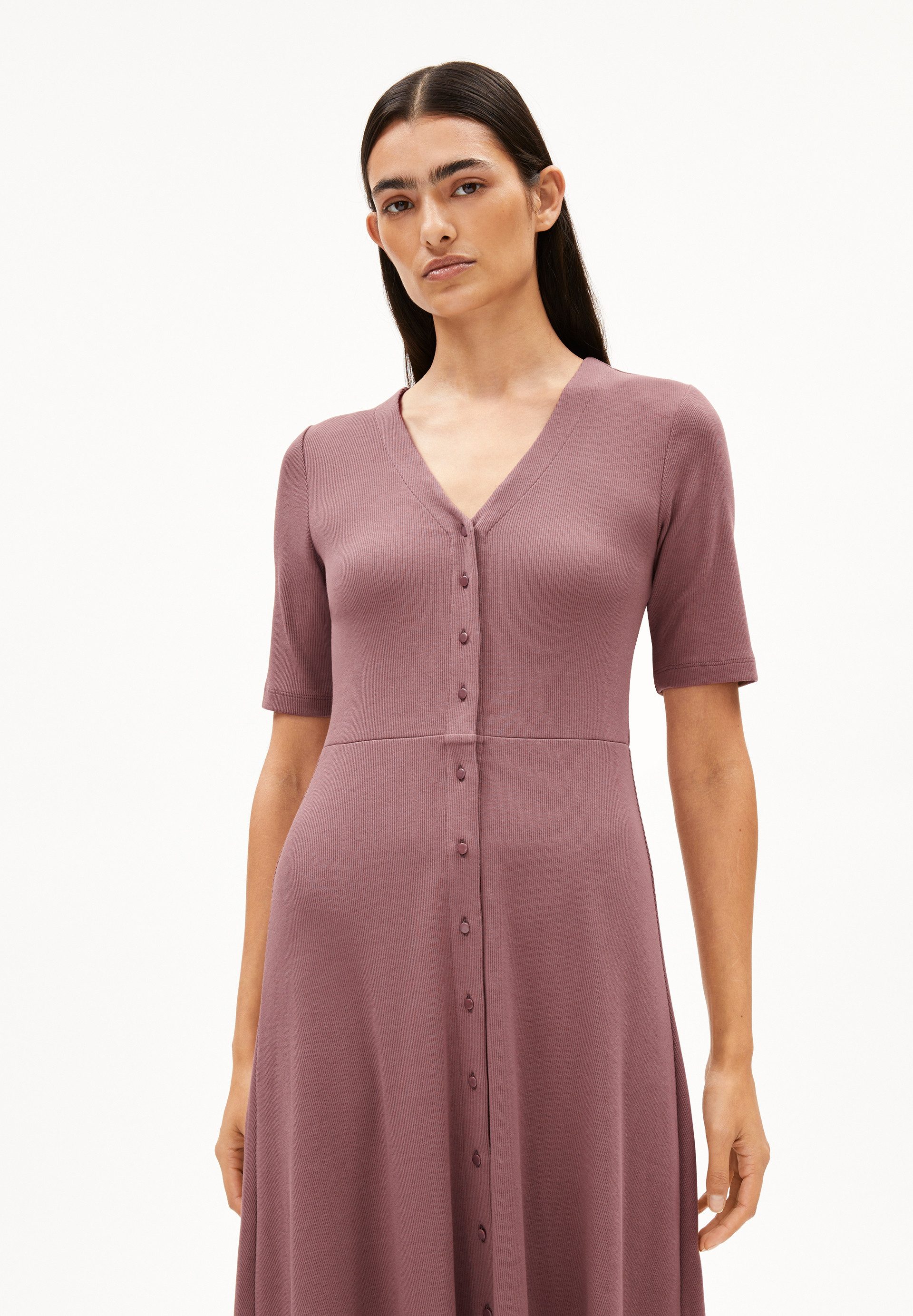 Armedangels Jerseykleid ALURAA Jerseykleid aus Bio-Baumwoll günstig online kaufen