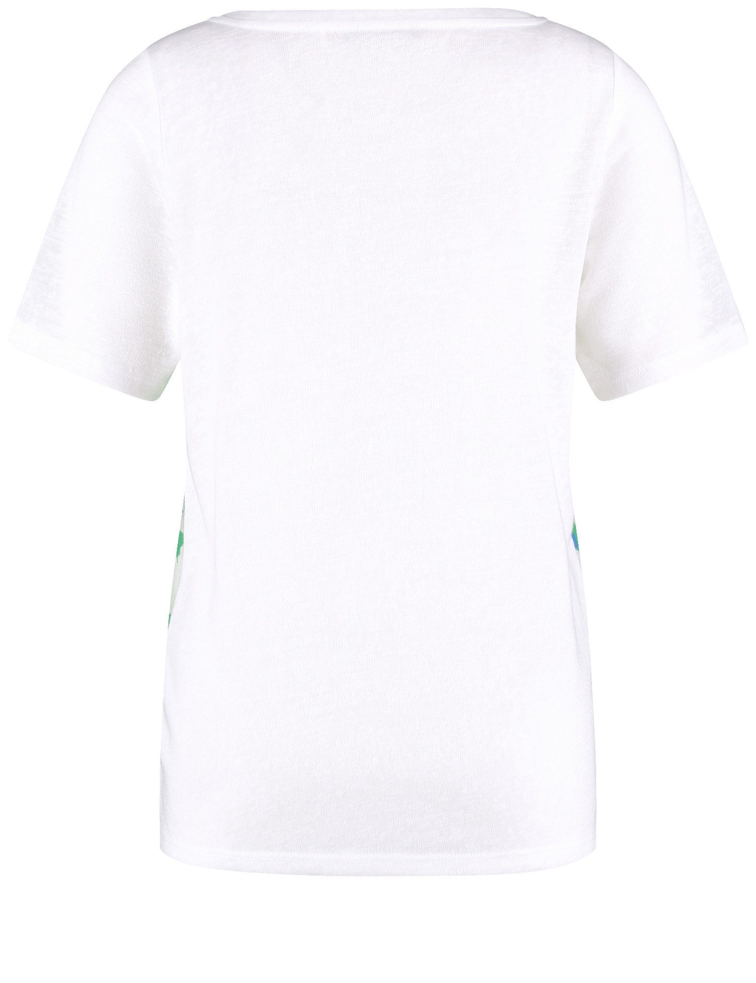 Taifun T-Shirt – modisches T-Shirt mit U-Boot-Ausschnitt und Saumschlitzen