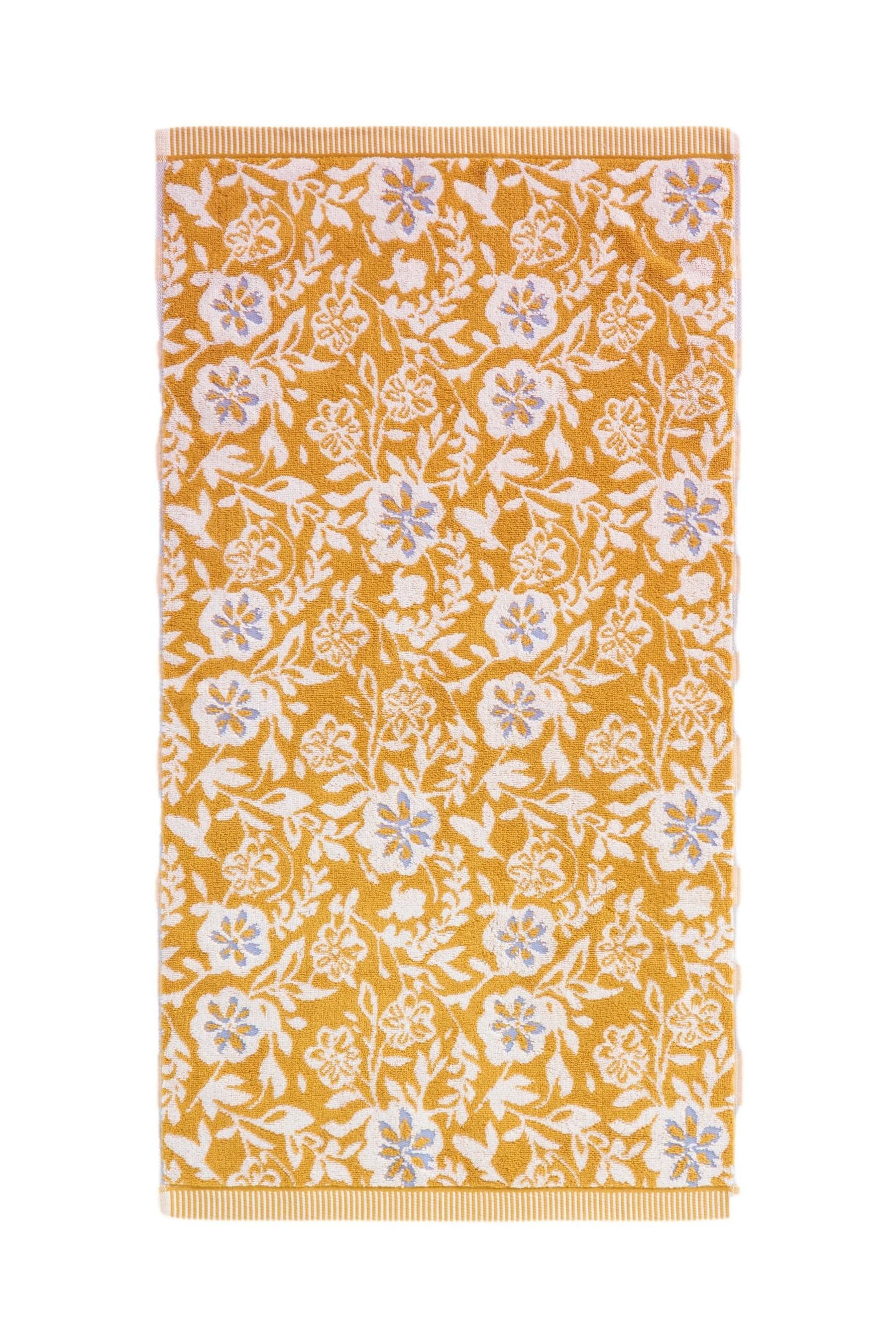 Next Handtuch Handtuch aus 100 % Baumwolle Blumenmuster, (1-St)