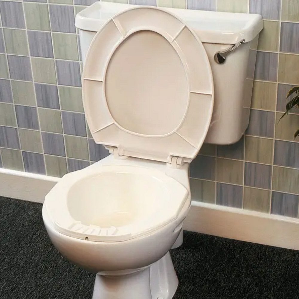 DocMed Bidet Transportables Bidet, Rund, Einfach auf Toilette legen, Leicht und tragbar, Universelle Maße Abgang, Spar Set, 1 tlg.