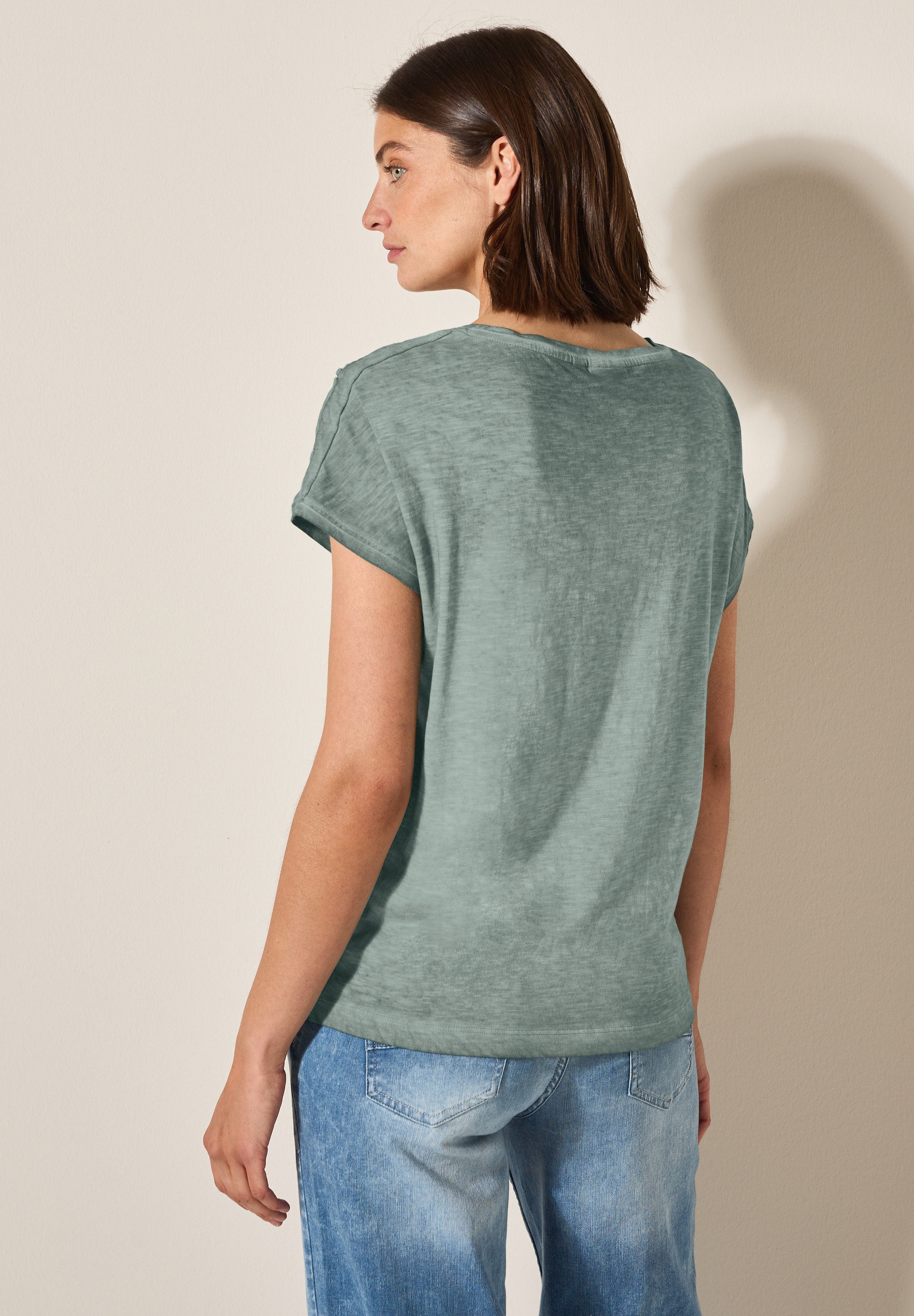 Cecil T-Shirt, aus reiner Baumwolle günstig online kaufen