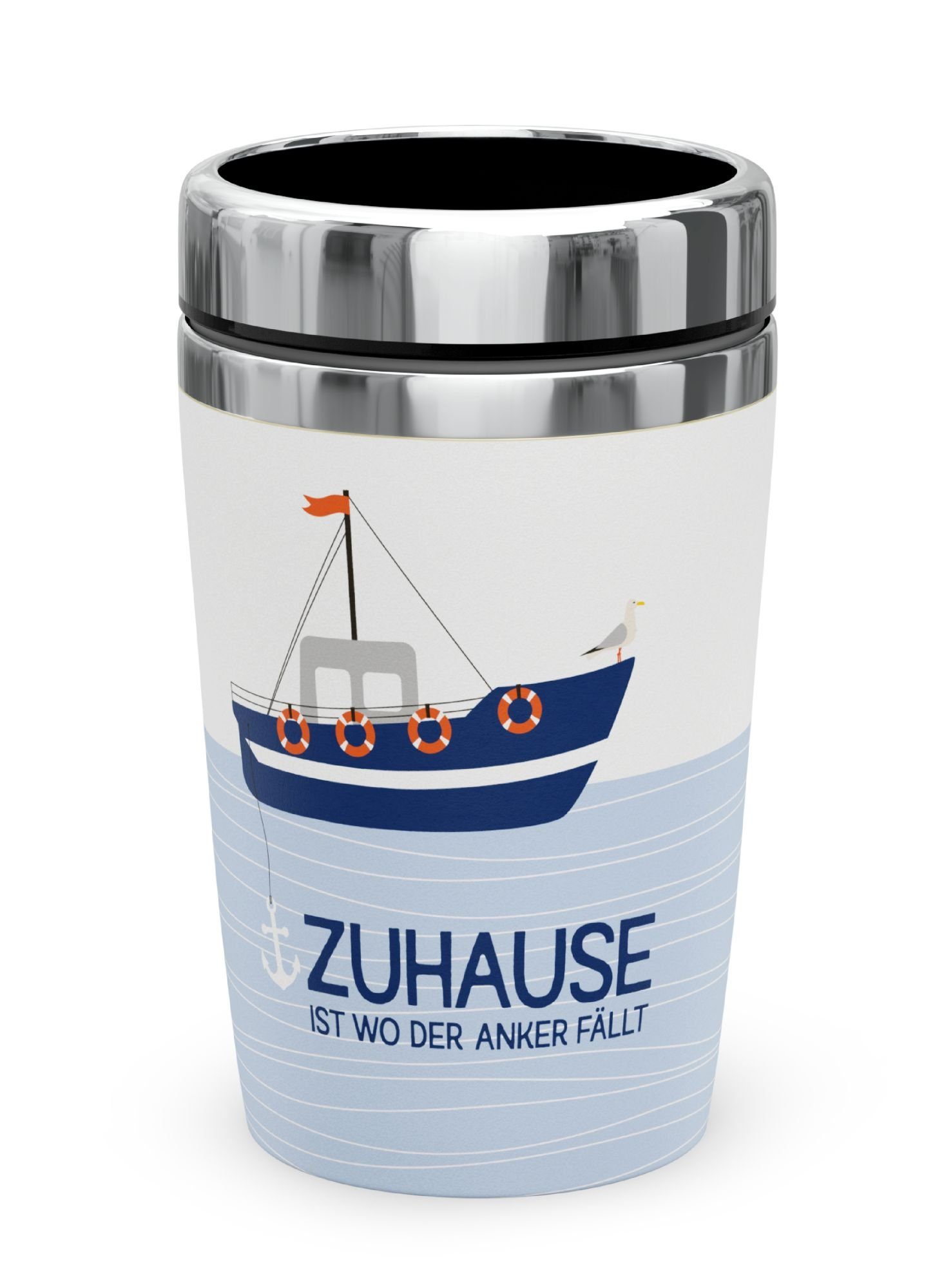 La Vida Thermobecher Thermobecher Thermokaffeebecher To Go 240ml La Vida Art: Zuhause ..., Edelstahl, Kunststoff Zuhause ... 388821 | Thermobecher