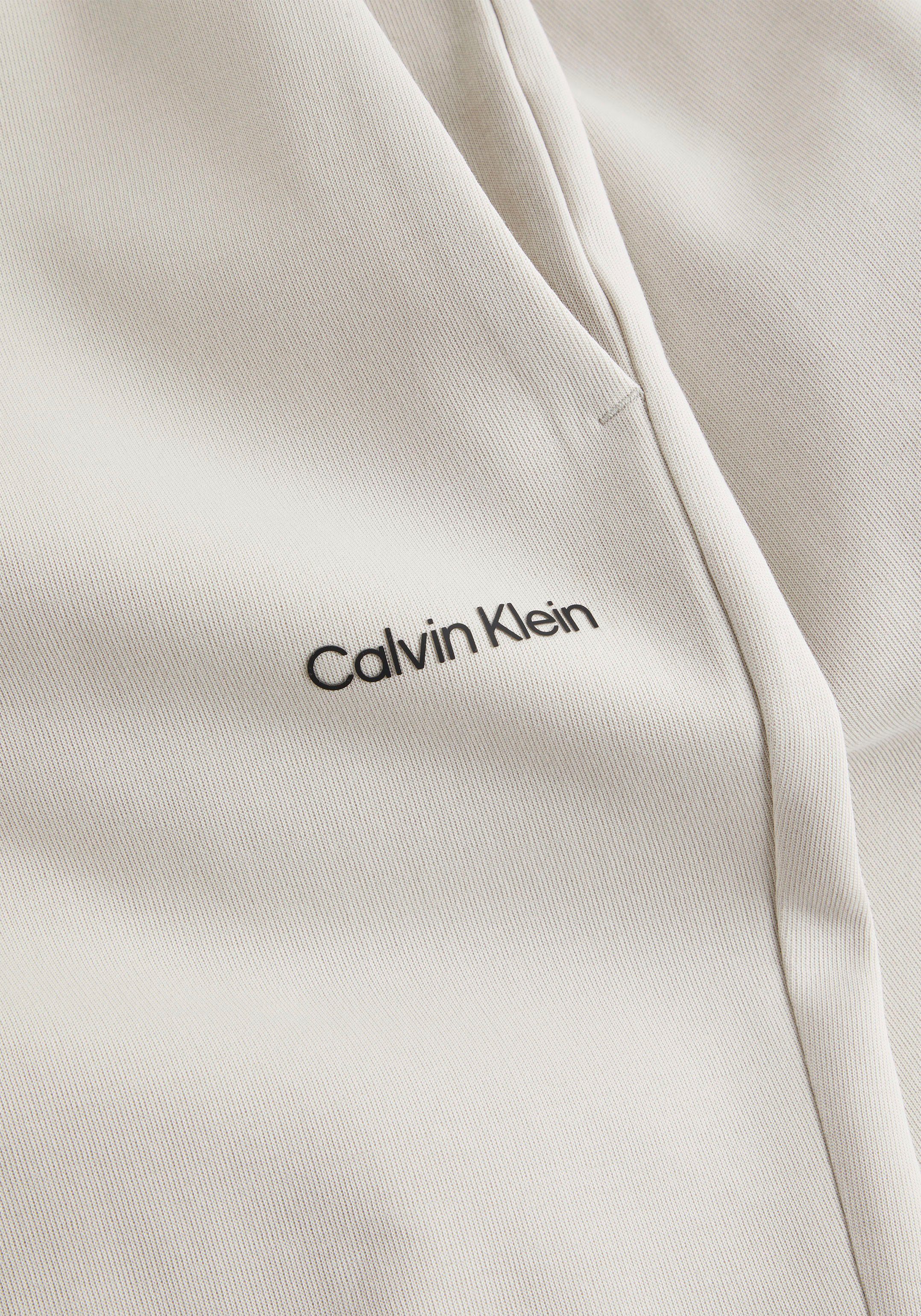 Calvin Klein Joggpants-Style beige im Bermudas