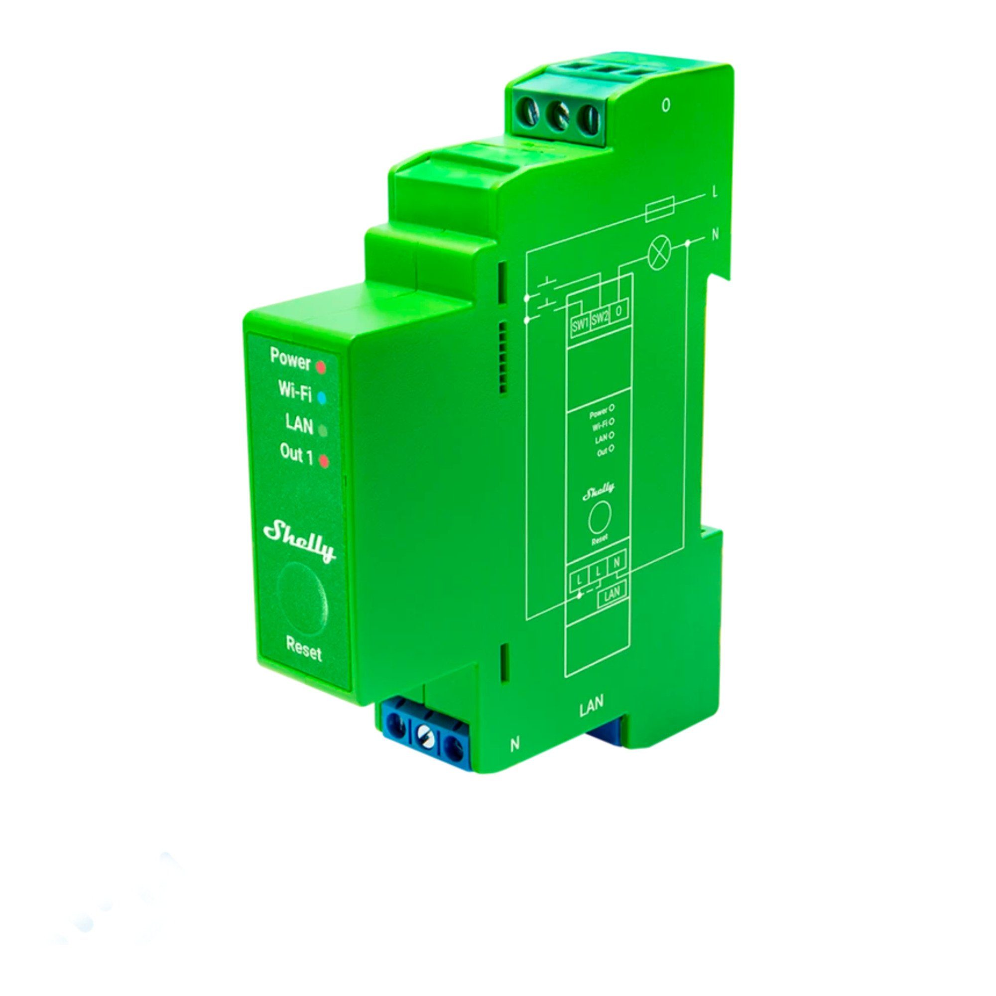 Shelly Pro Dimmer 1PM, Relais Smarter Lichtschalter